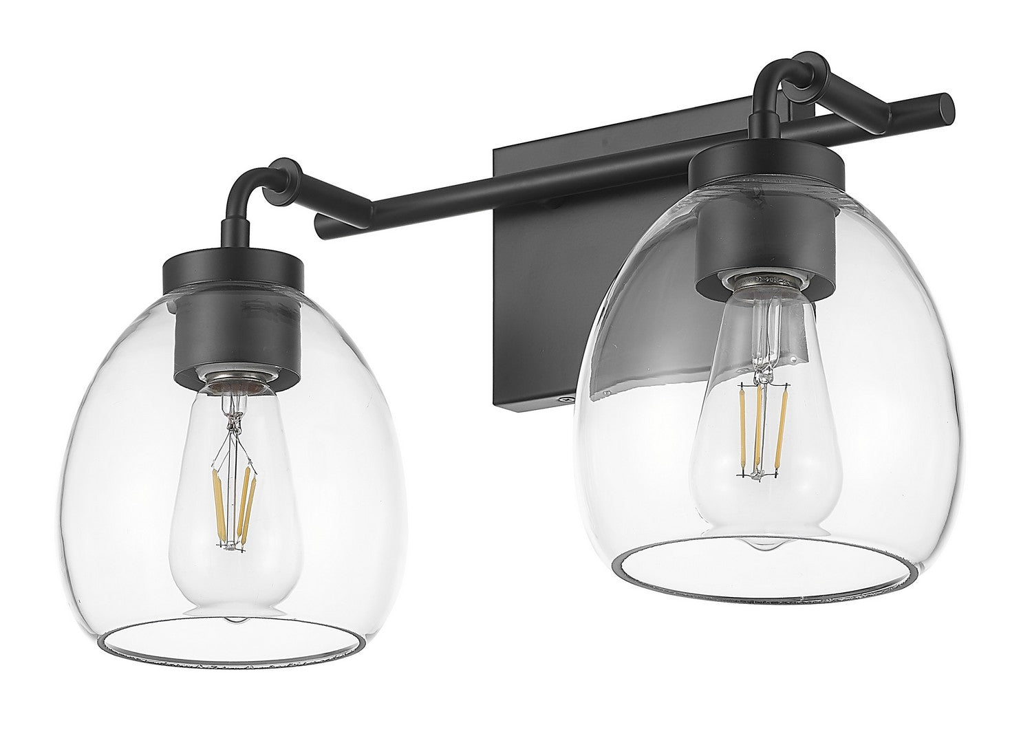 Acclaim Lighting - IN40061BK - Two Light Vanity - Dawes - Matte Black