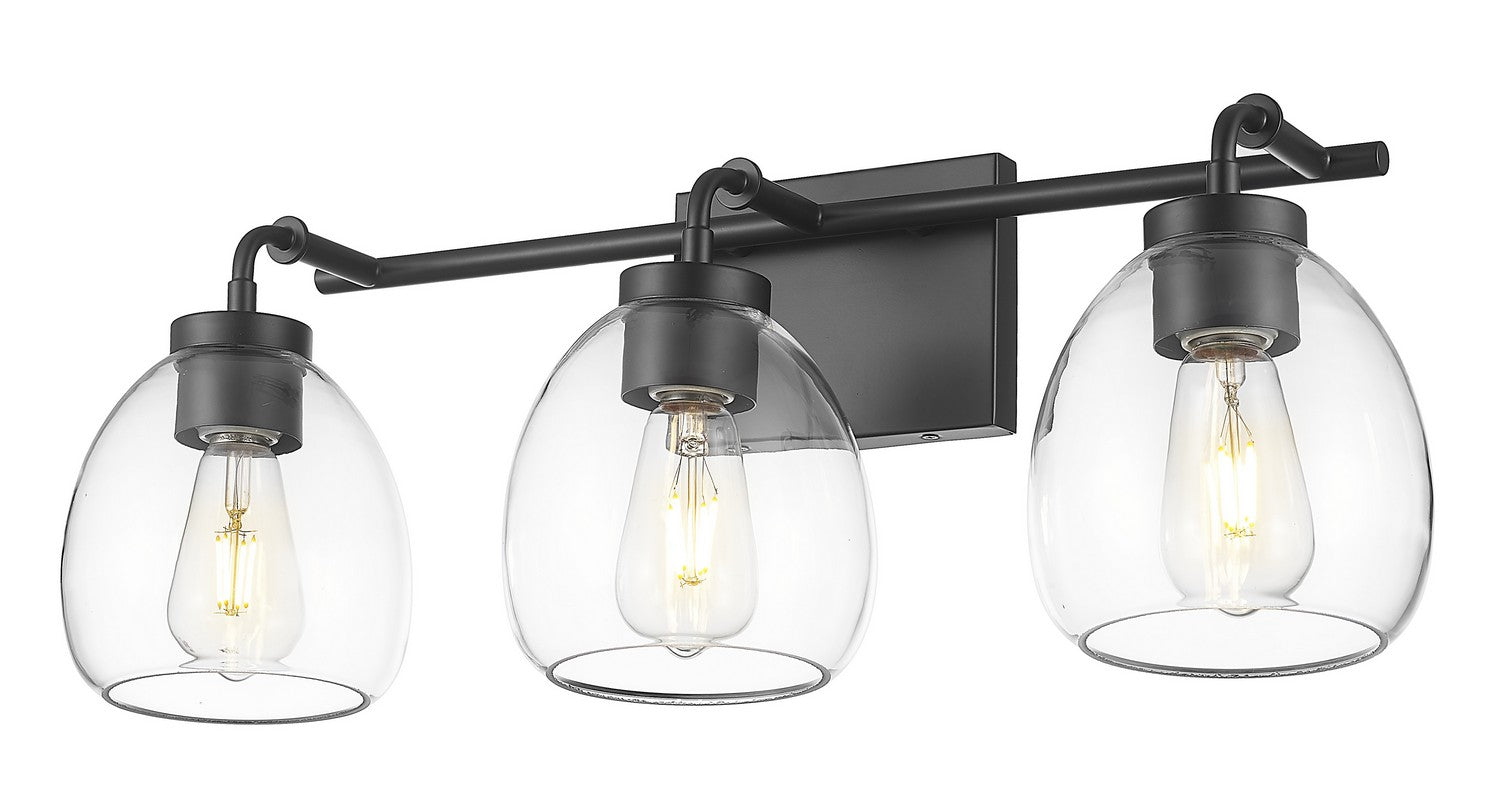 Acclaim Lighting - IN40062BK - Three Light Vanity - Dawes - Matte Black