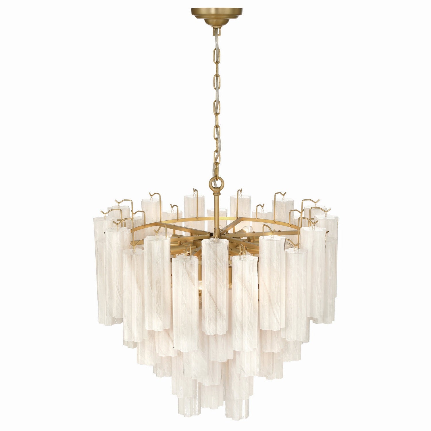 Artcraft - AC12101WH - 16 Light Chandelier - Sophia - Brushed Brass