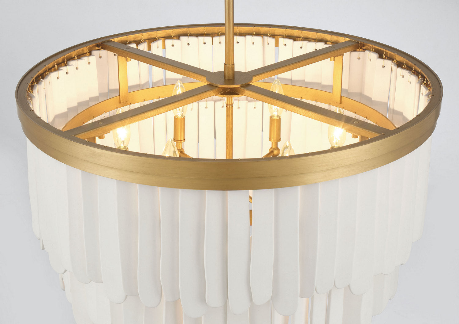 Minka-Lavery - 2079-870 - Nine Light Pendant - Briscade - Painted Legacy Brass