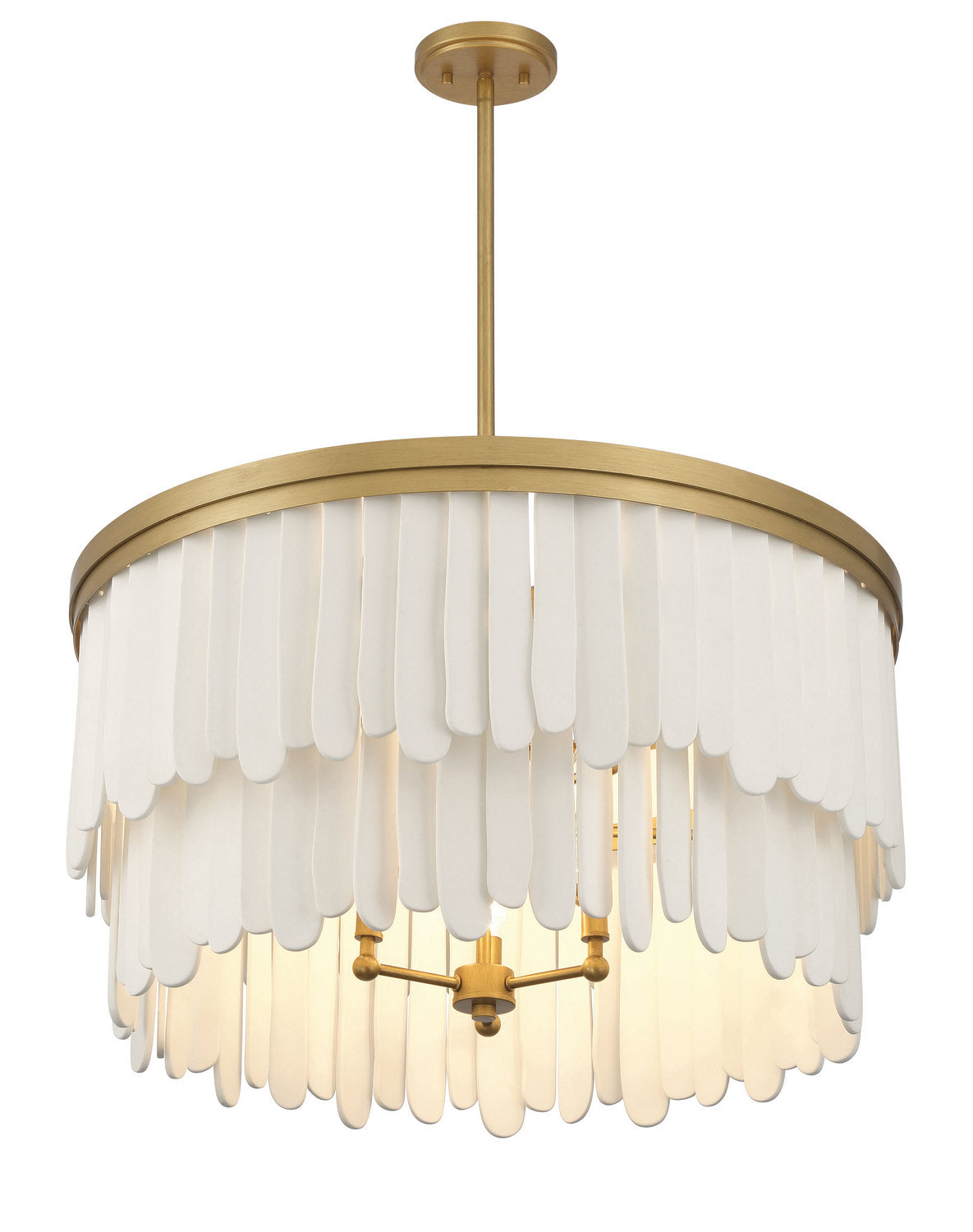 Minka-Lavery - 2079-870 - Nine Light Pendant - Briscade - Painted Legacy Brass