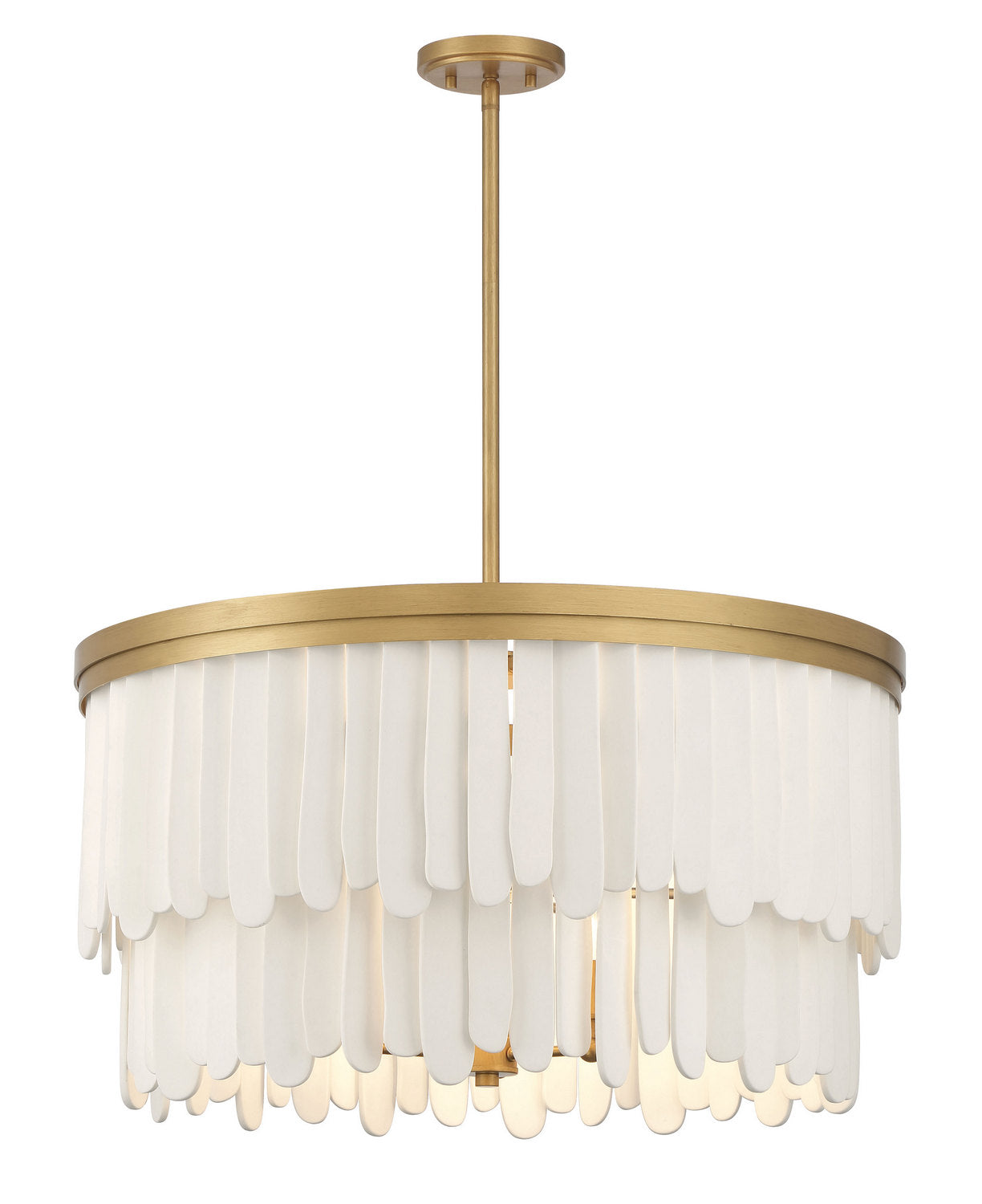 Minka-Lavery - 2079-870 - Nine Light Pendant - Briscade - Painted Legacy Brass