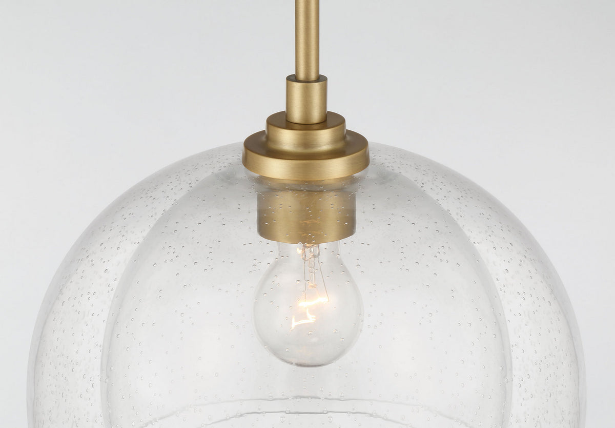 Minka-Lavery - 2725-732 - One Light Convertible Semi Flush/Pendant - Glint - Legacy Brass