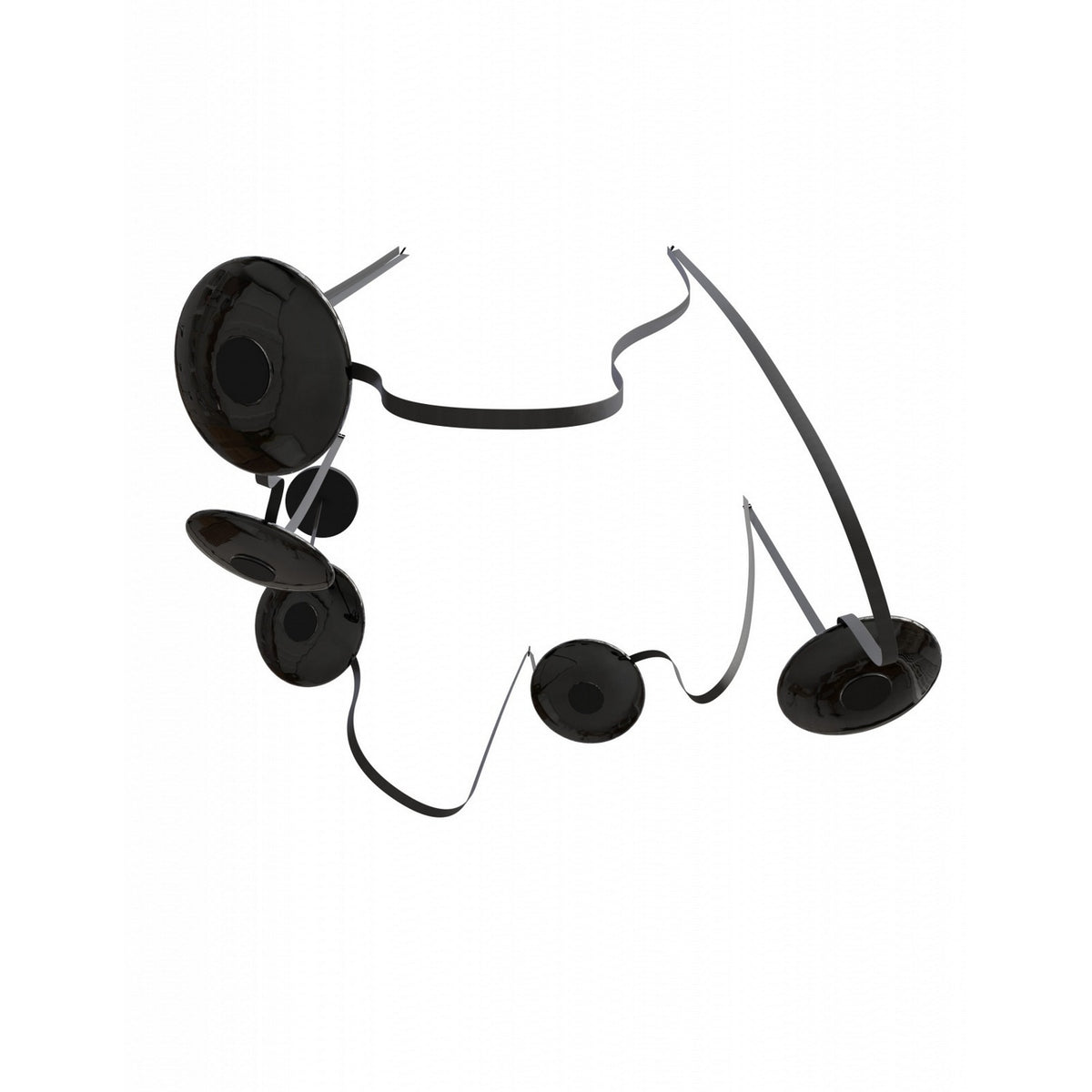Avenue Lighting - HF7205-G202-BLK - LED Chandelier - Fremont - Black