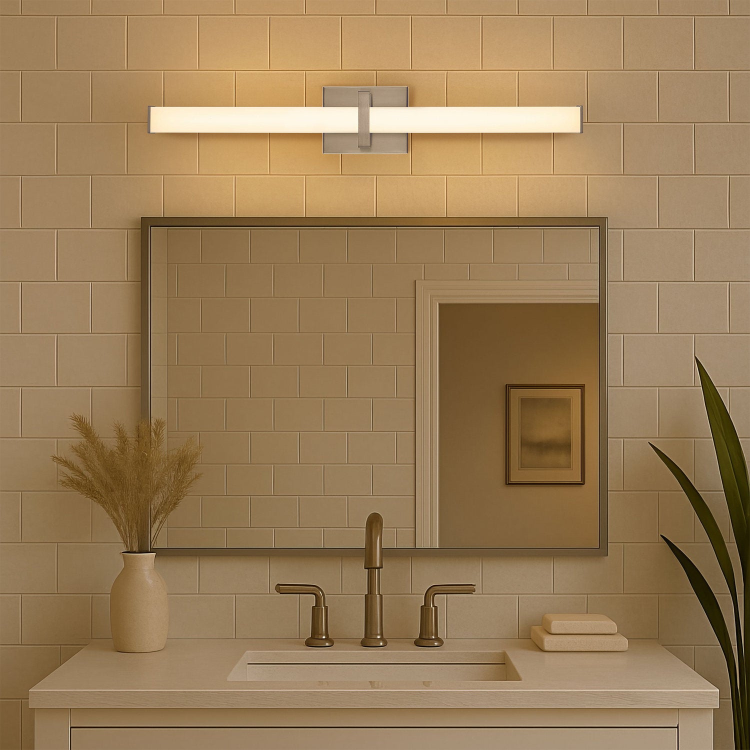Golden - 5623-B30 CH-OP - LED Bath Bar - Elon - Chrome