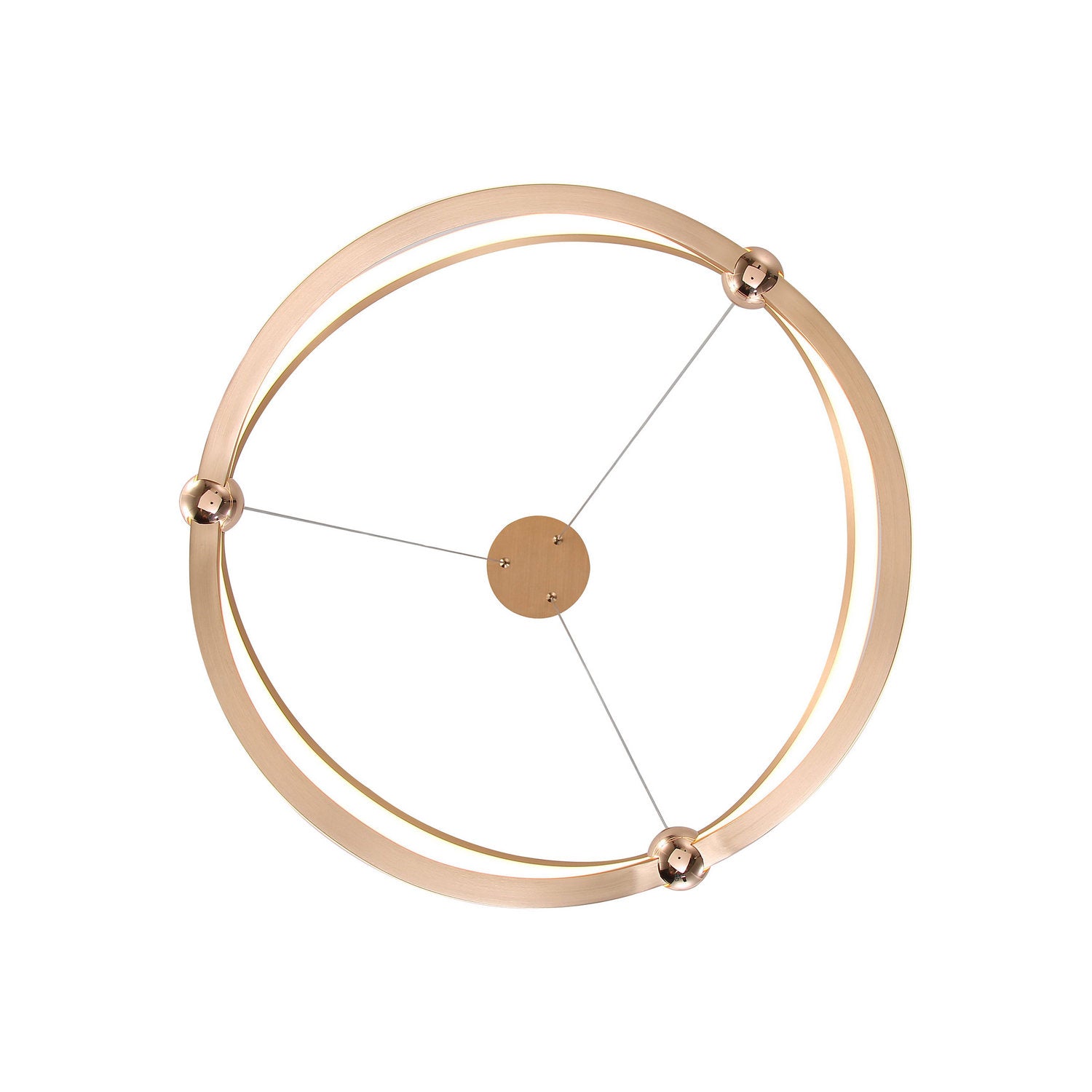 Golden - 7916-19 AGL - LED Chandelier - Spirale - Anodized Gold
