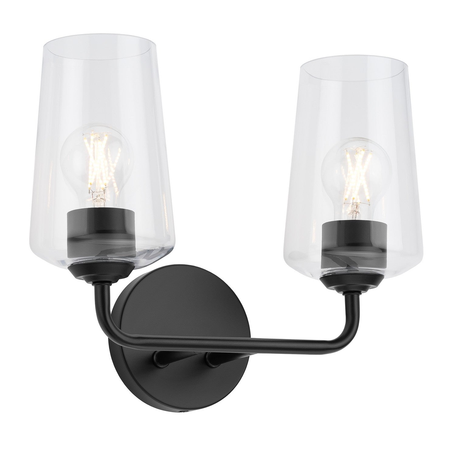 Progress Lighting - P300540-031 - Two Light Bath & Vanity - Celino - Black
