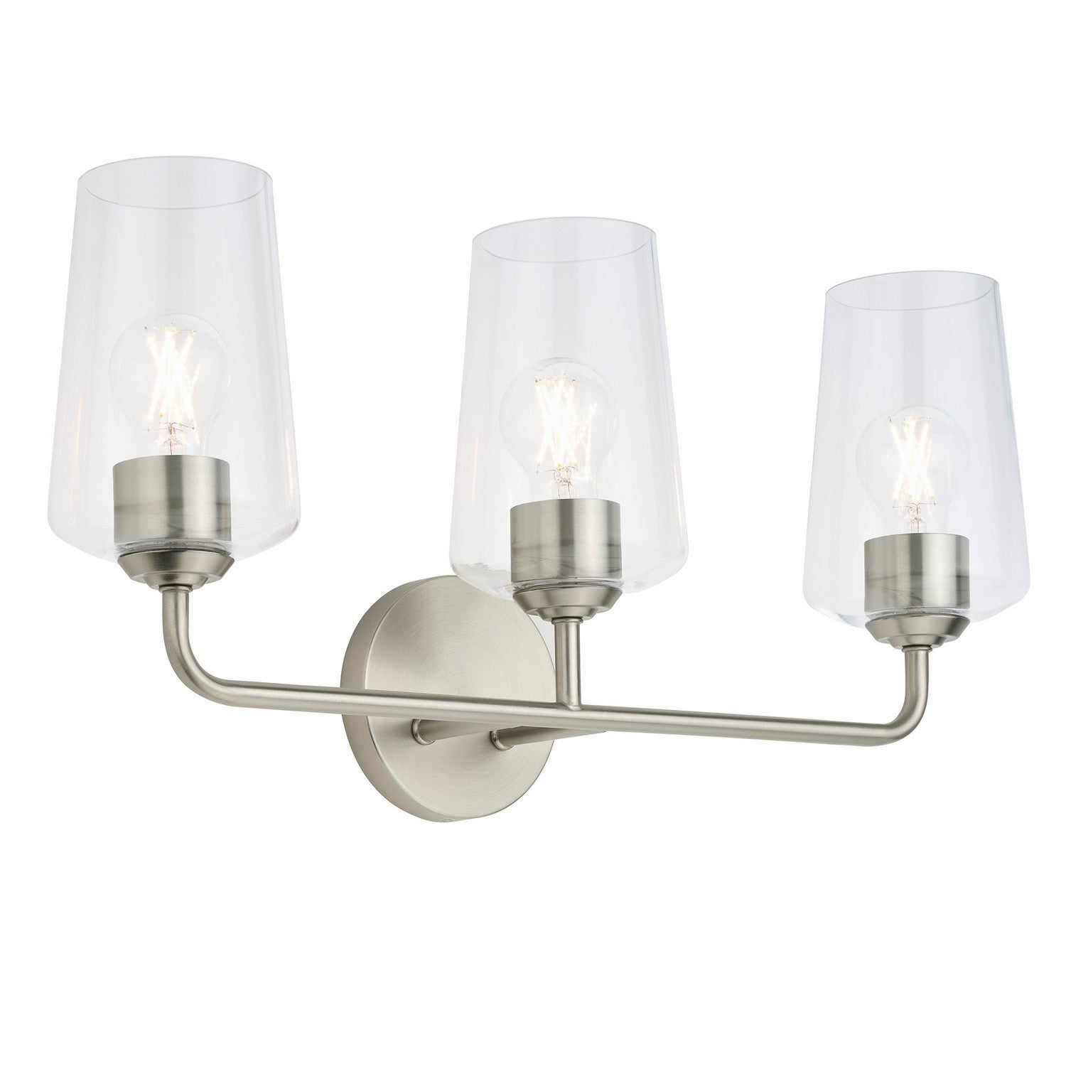 Progress Lighting - P300541-009 - Three Light Bath & Vanity - Celino - Brushed Nickel