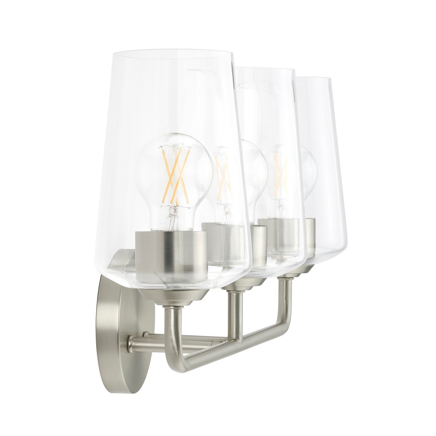 Progress Lighting - P300541-009 - Three Light Bath & Vanity - Celino - Brushed Nickel