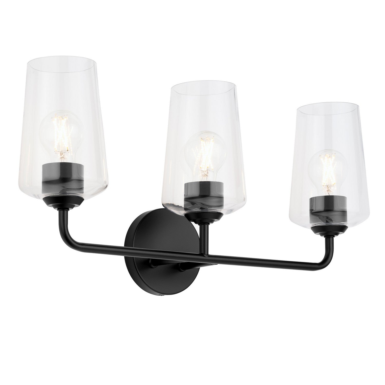 Progress Lighting - P300541-031 - Three Light Bath & Vanity - Celino - Black