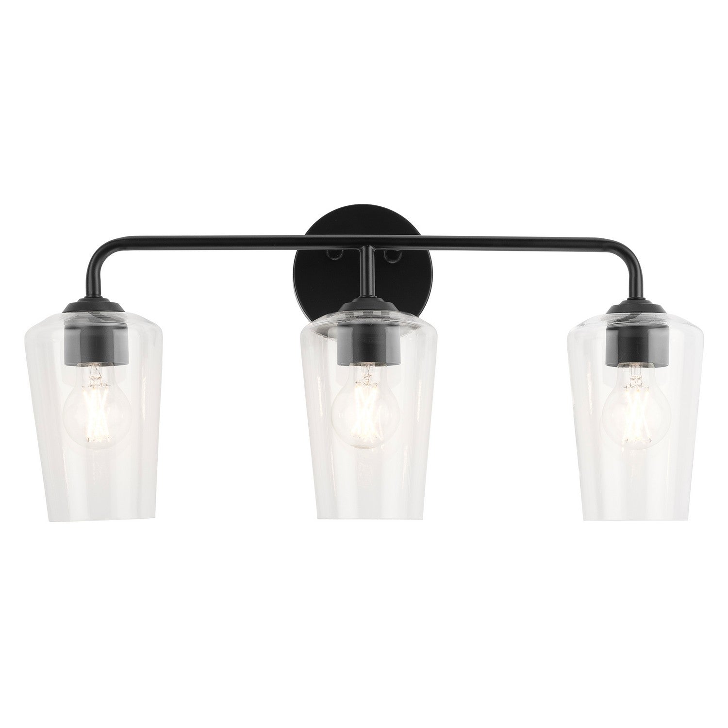 Progress Lighting - P300541-031 - Three Light Bath & Vanity - Celino - Black