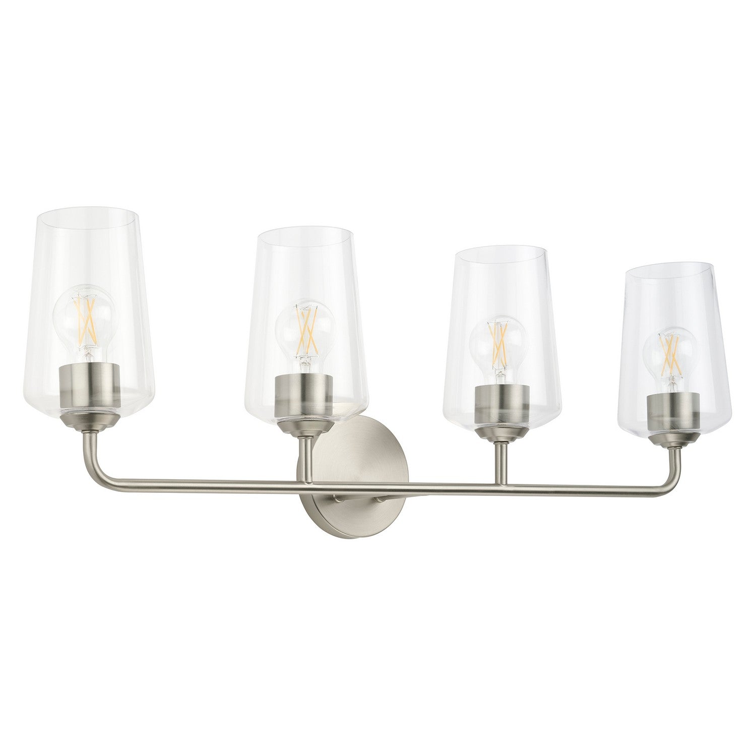 Progress Lighting - P300542-009 - Four Light Bath & Vanity - Celino - Brushed Nickel