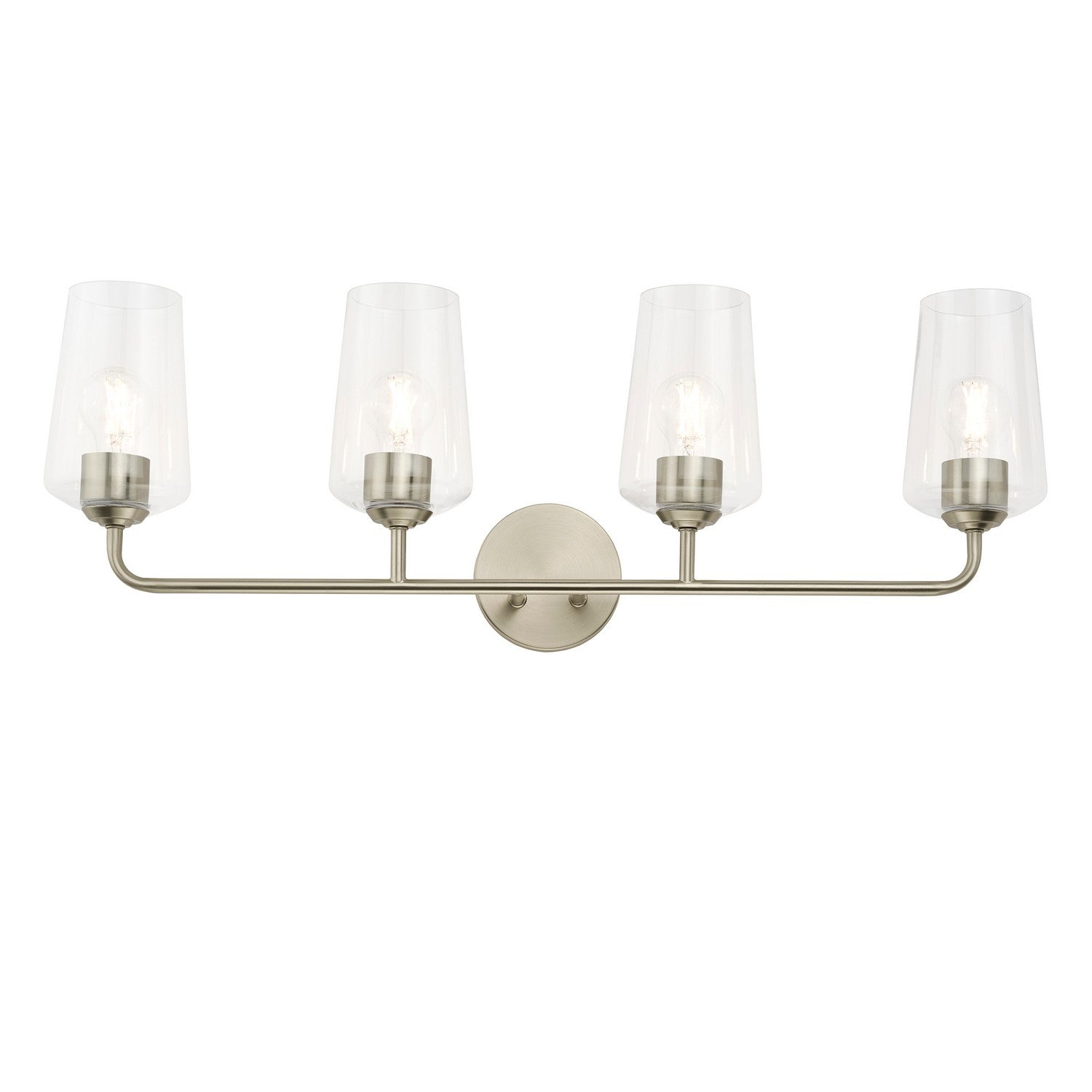 Progress Lighting - P300542-009 - Four Light Bath & Vanity - Celino - Brushed Nickel