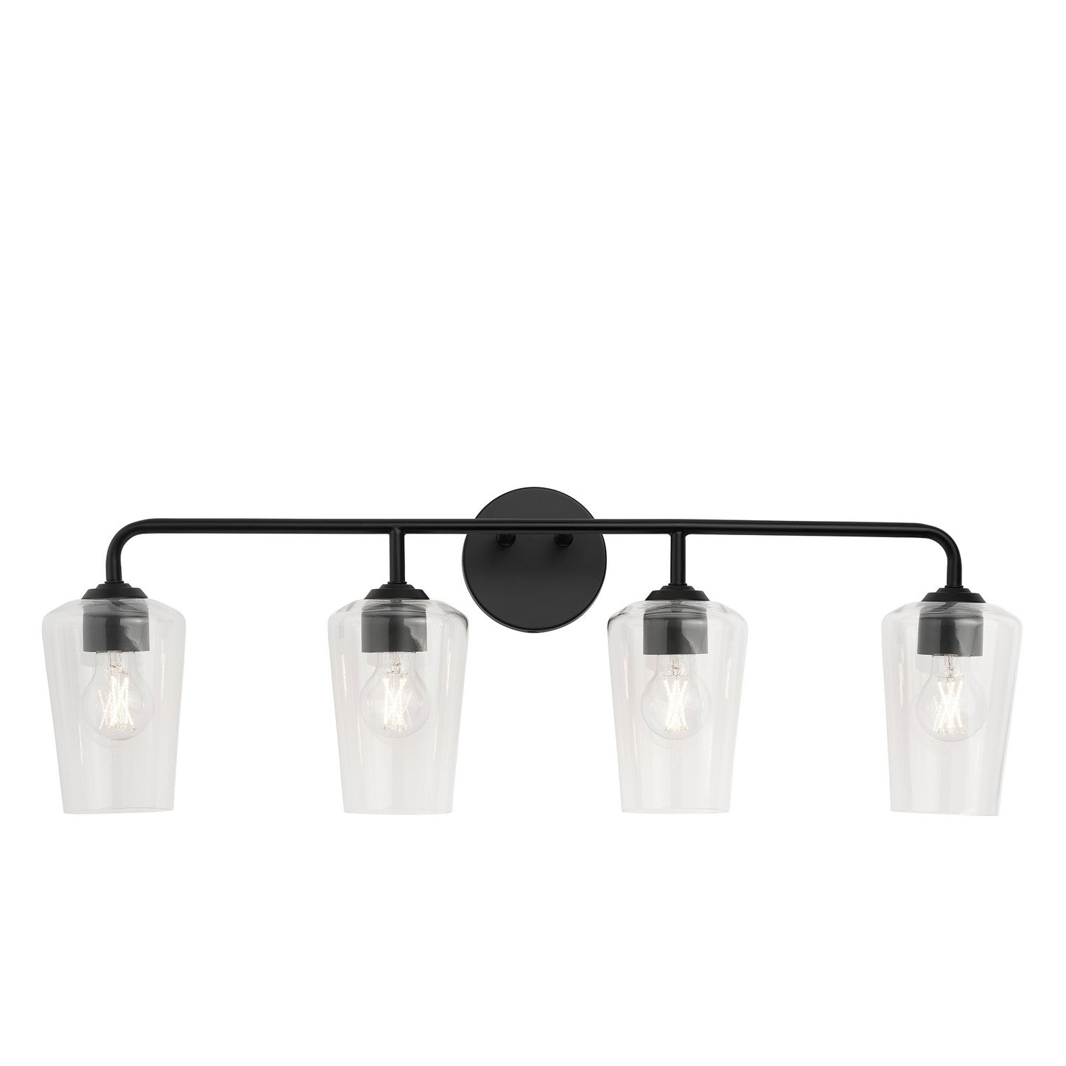 Progress Lighting - P300542-031 - Four Light Bath & Vanity - Celino - Black