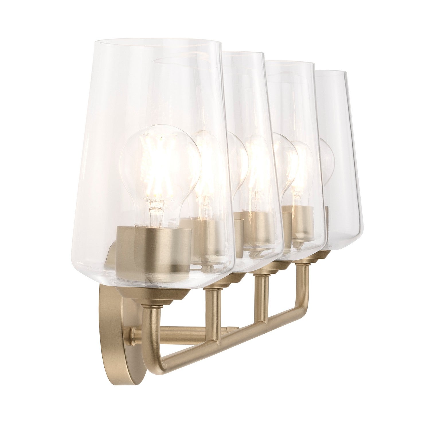 Progress Lighting - P300542-177 - Four Light Bath & Vanity - Celino - Champagne Bronze