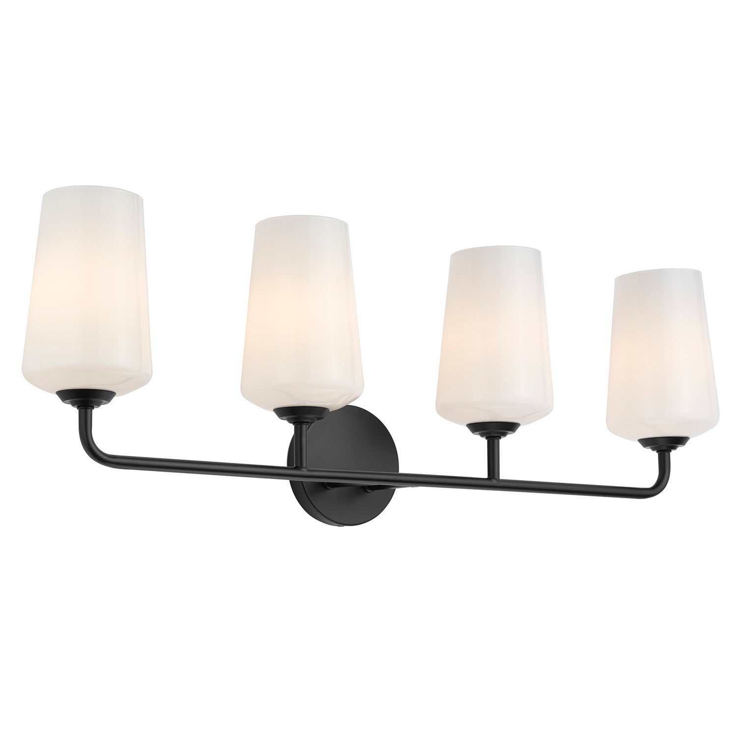 Progress Lighting - P300545-031 - Four Light Bath & Vanity - Celino - Black