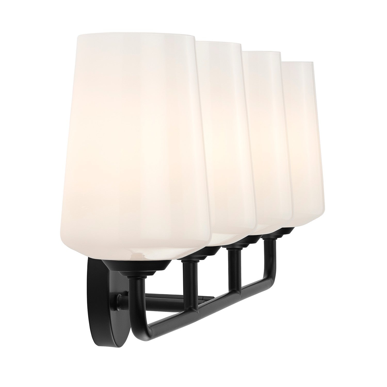 Progress Lighting - P300545-031 - Four Light Bath & Vanity - Celino - Black