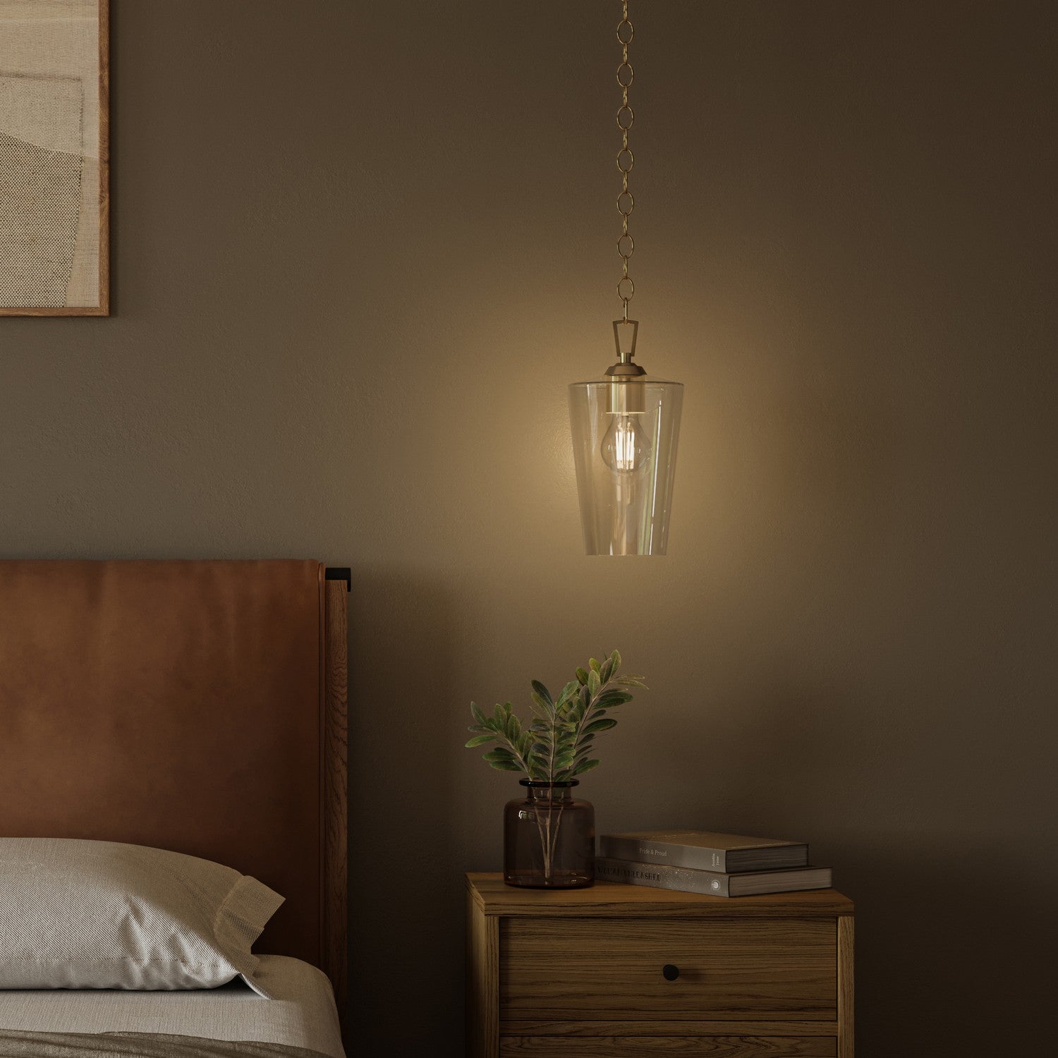Progress Lighting - P500506-177 - One Light Pendant - Celino - Champagne Bronze