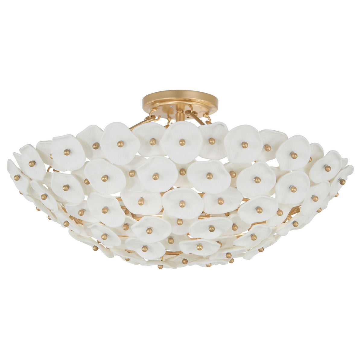 Metropolitan - N1824-732 - Four Light Semi Flush Mount - Coastlyn - Legacy Brass