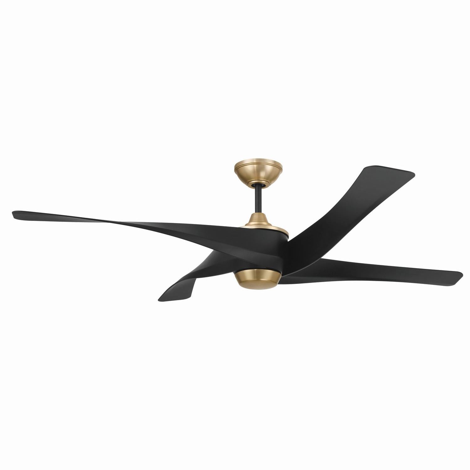 Craftmade - VNN58FBSB4 - 58" Ceiling Fan - Venn 58" Indoor Ceiling Fan - Flat Black/Satin Brass