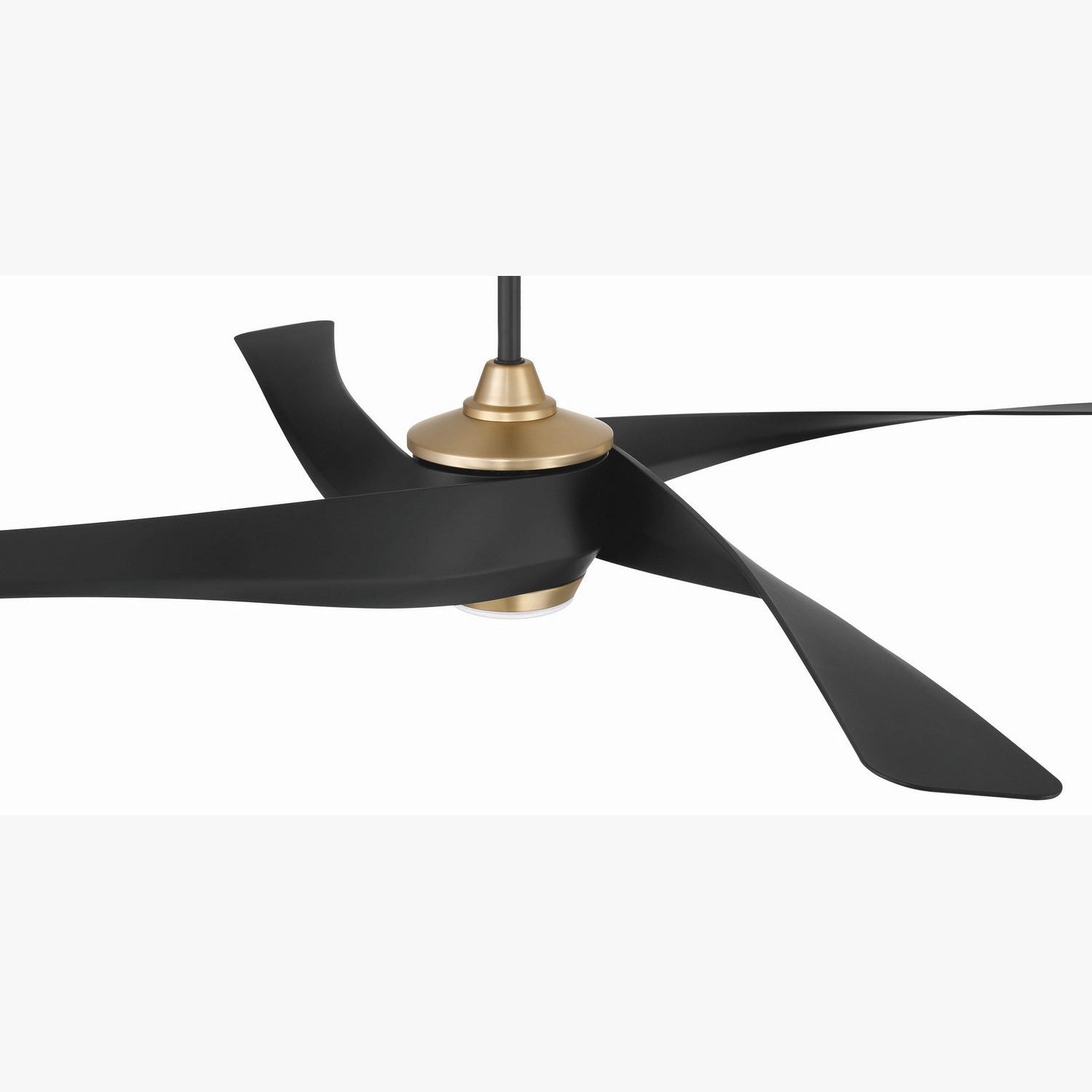 Craftmade - VNN58FBSB4 - 58" Ceiling Fan - Venn 58" Indoor Ceiling Fan - Flat Black/Satin Brass