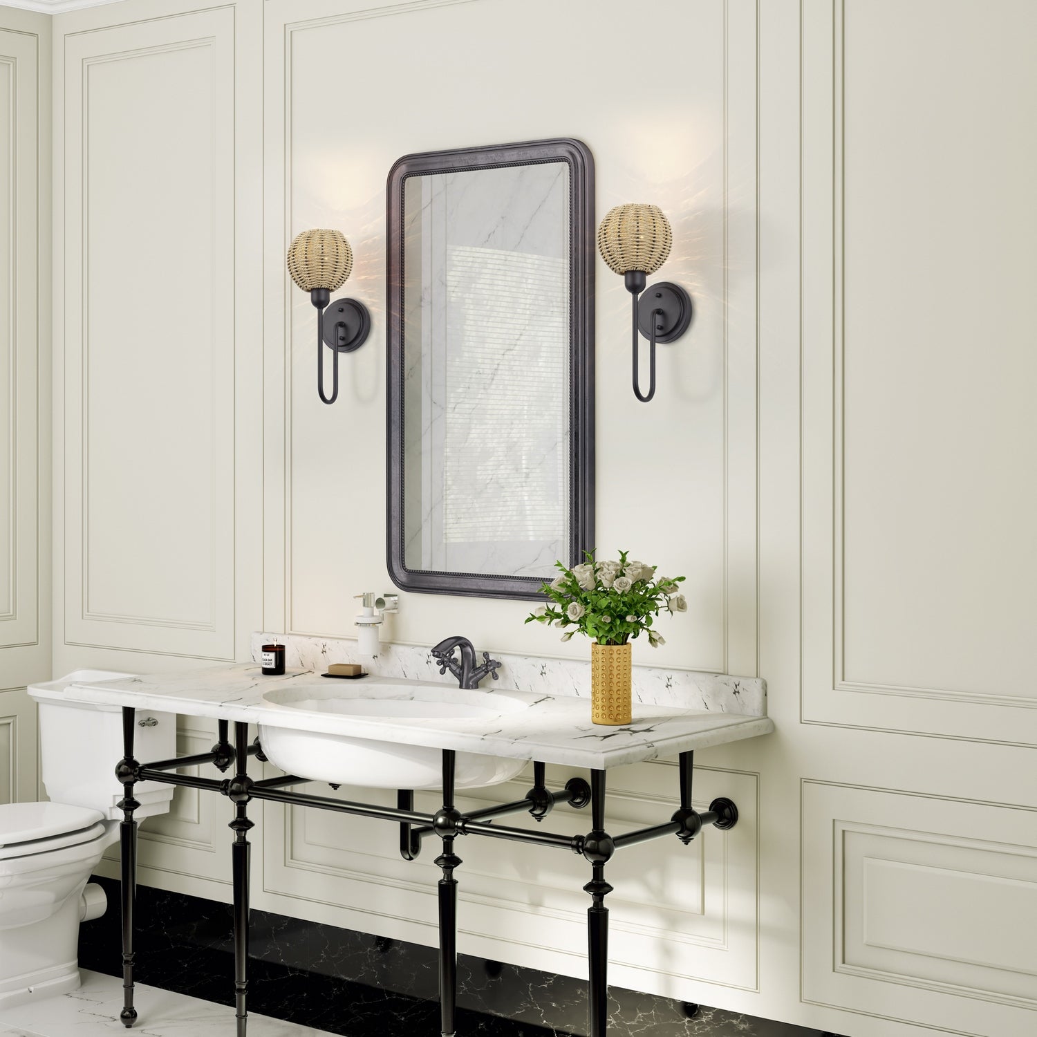 Livex Lighting - 13681-07 - One Light Wall Sconce - Summervine - Bronze