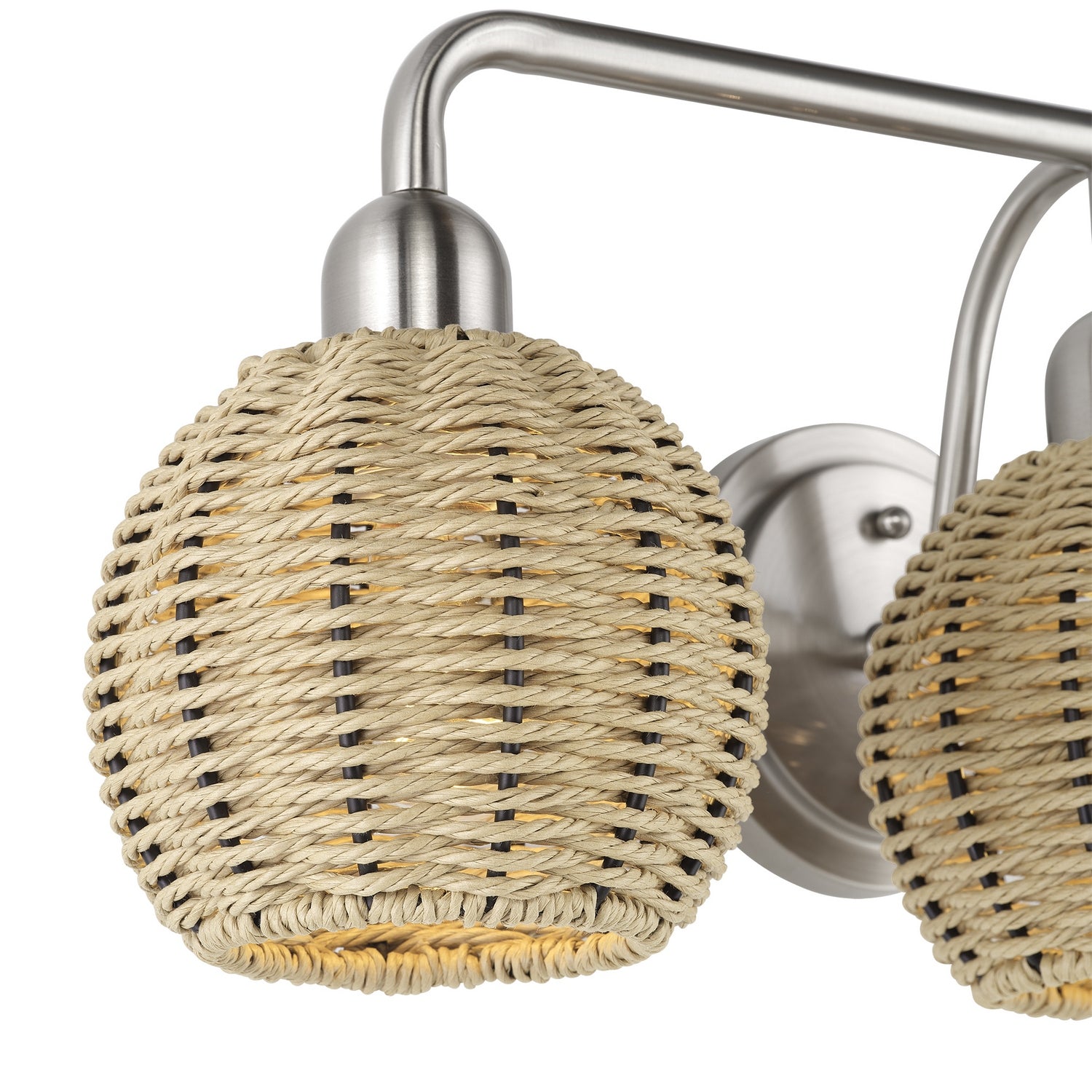 Livex Lighting - 13683-91 - Three Light Vanity - Summervine - Brushed Nickel