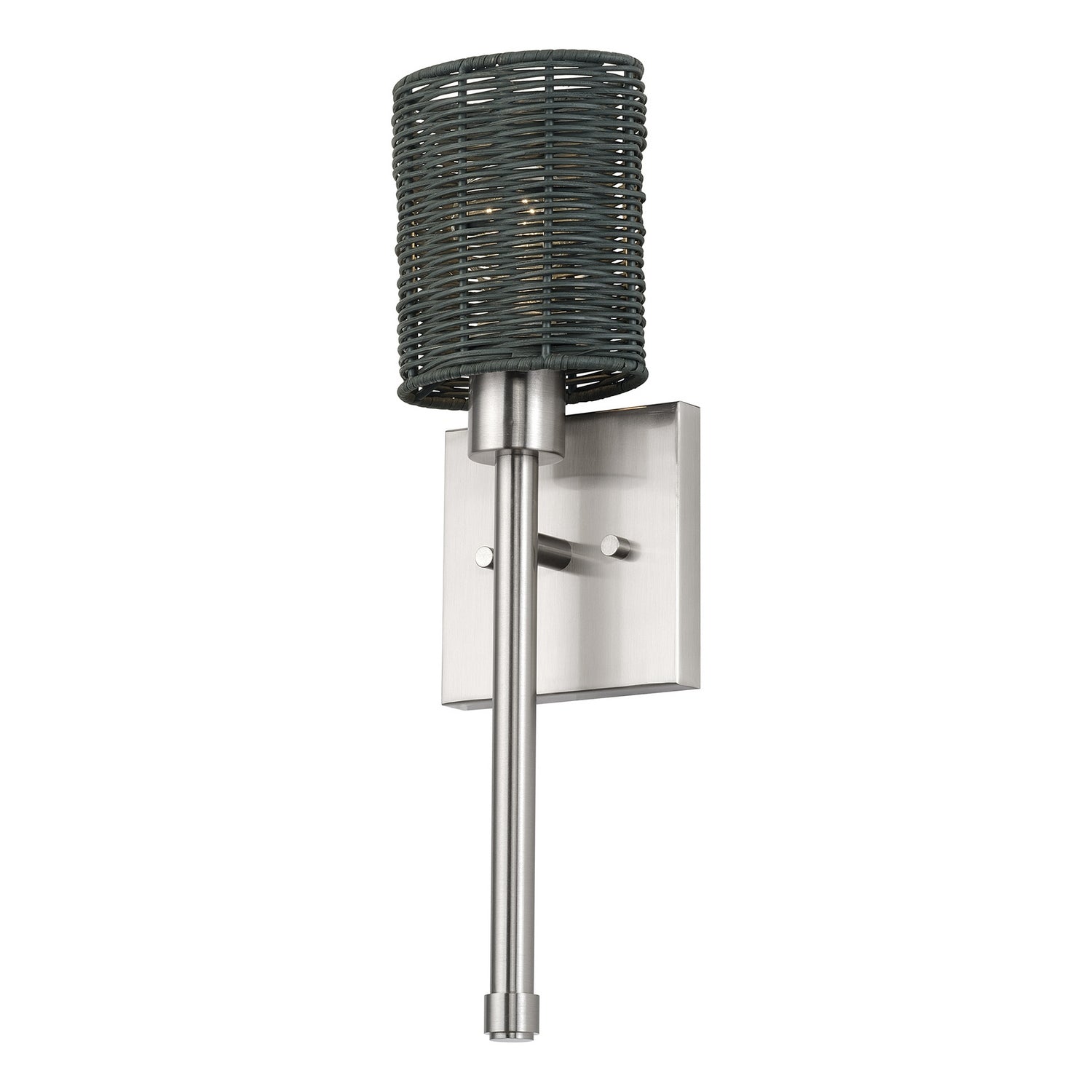 Livex Lighting - 13716-91 - One Light Wall Sconce - Weavington - Brushed Nickel