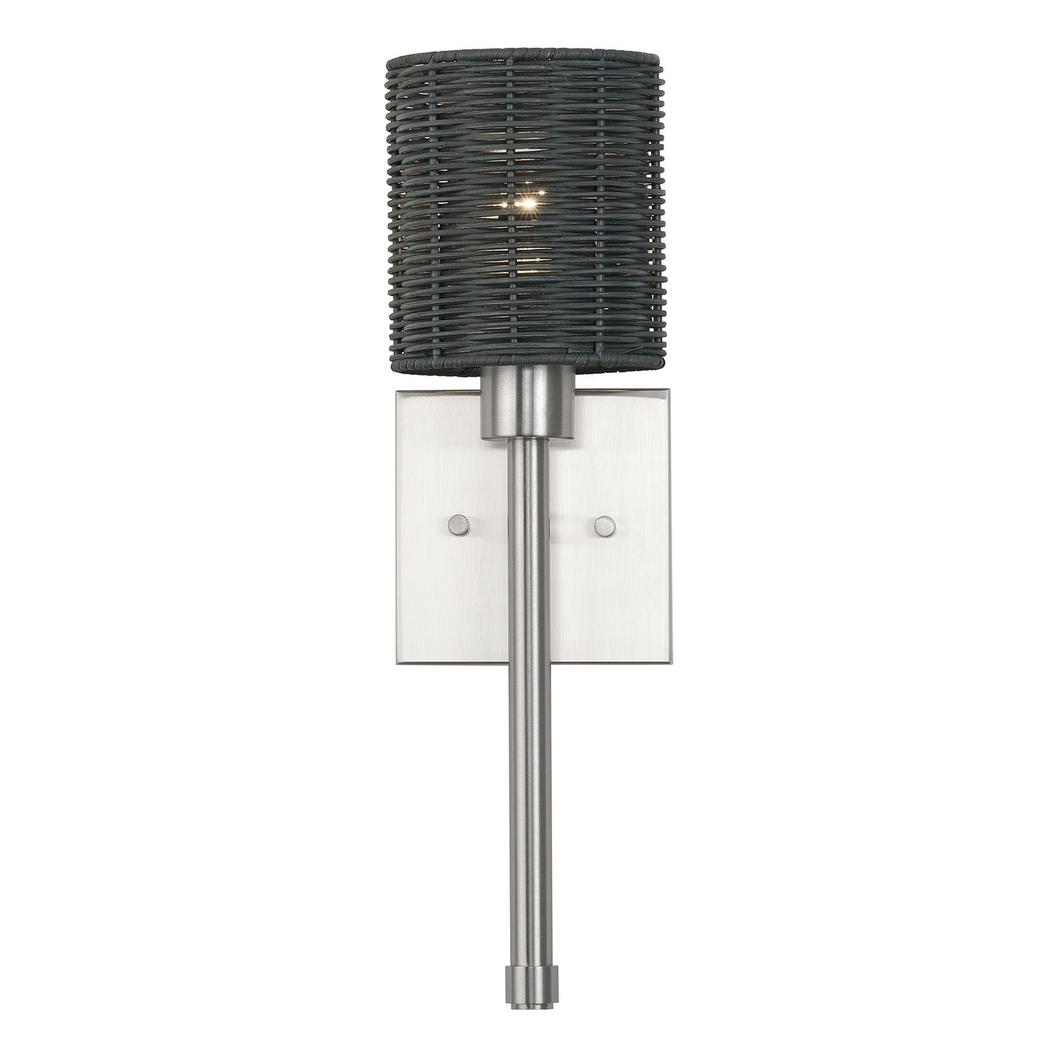 Livex Lighting - 13716-91 - One Light Wall Sconce - Weavington - Brushed Nickel