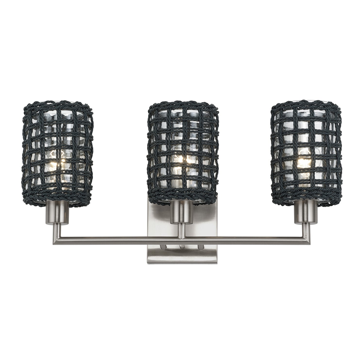 Livex Lighting - 14043-91 - Three Light Vanity - Twinewell - Brushed Nickel