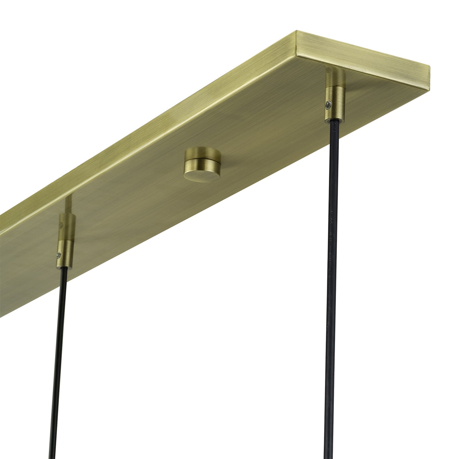 Livex Lighting - 40053-01 - Three Light Linear Chandelier - Zolana - Antique Brass