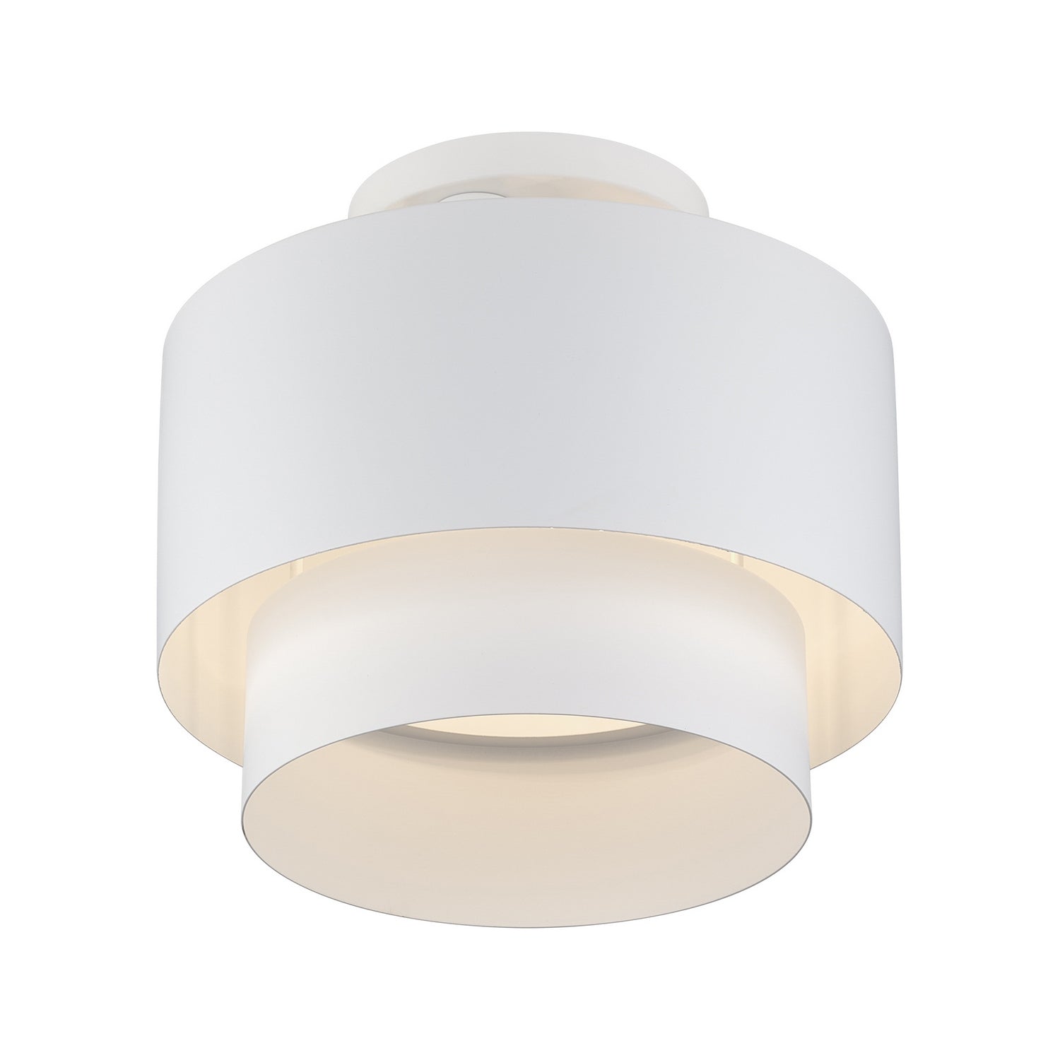 Livex Lighting - 40054-03 - Two Light Semi-Flush Mount - Zolana - White