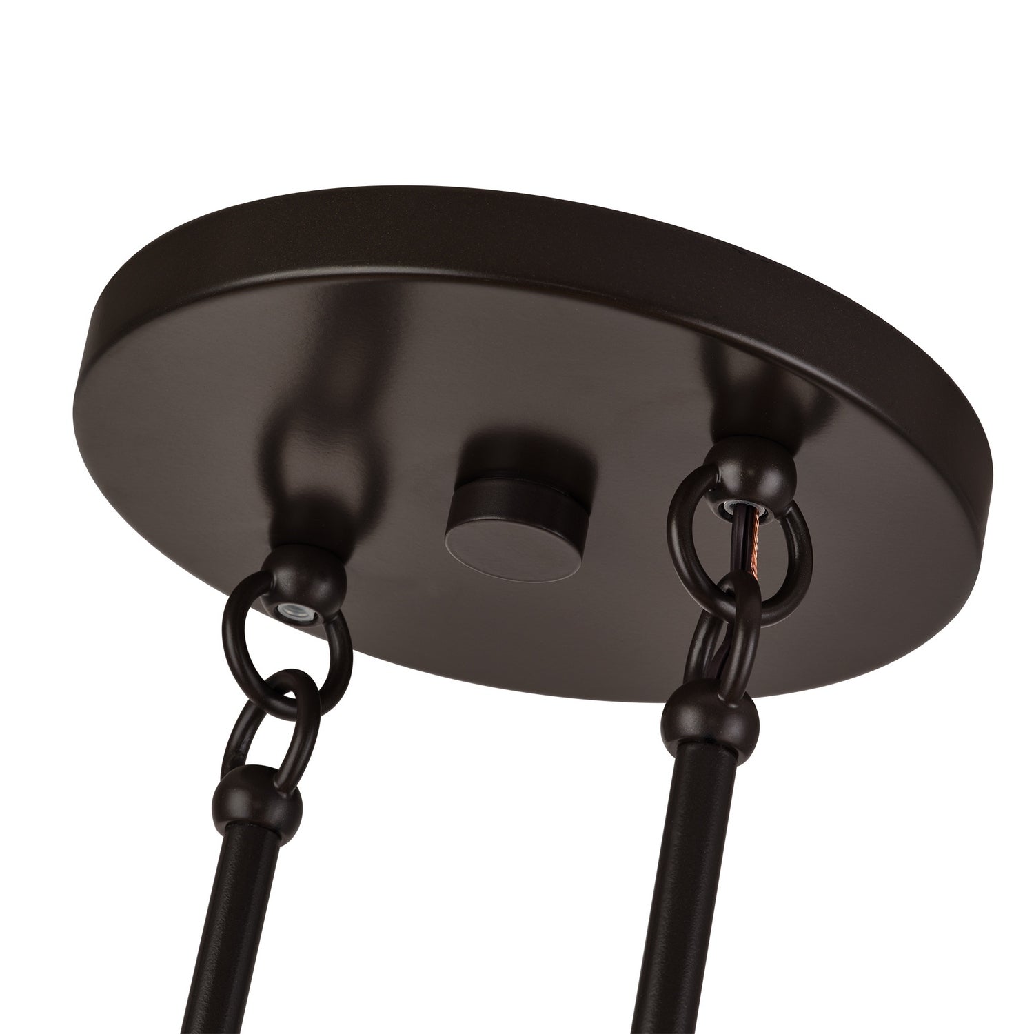 Livex Lighting - 41934-92 - Four Light Linear Chandelier - Manorwood - English Bronze
