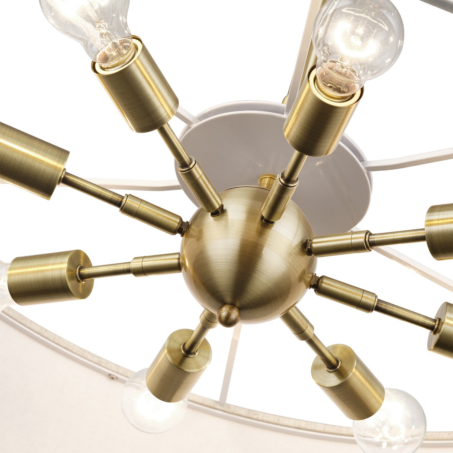 Livex Lighting - 41937-01 - Eight Light Chandelier - Manorwood - Antique Brass