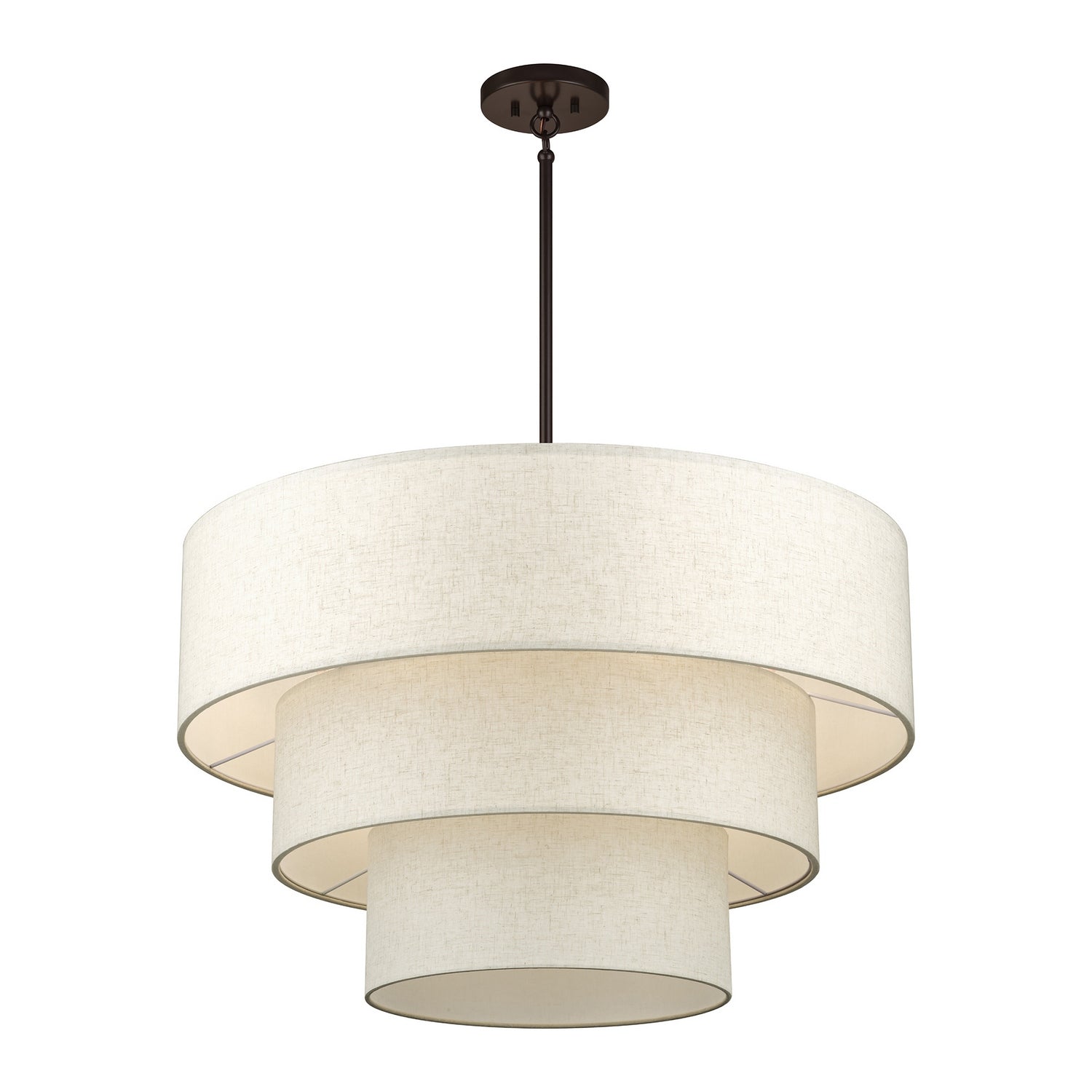 Livex Lighting - 41937-92 - Eight Light Chandelier - Manorwood - English Bronze