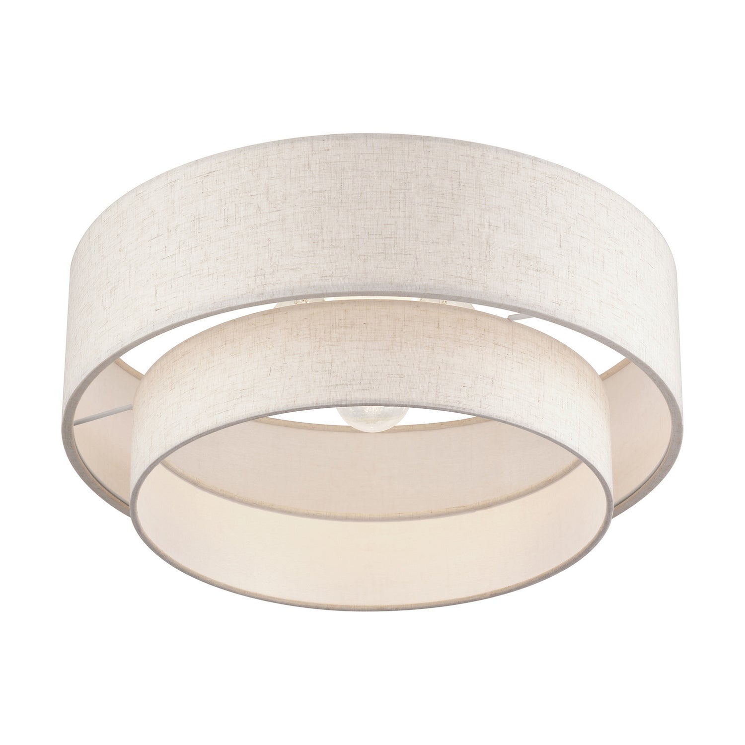 Livex Lighting - 41945-01 - Three Light Semi-Flush Mount - Manorwood - Antique Brass