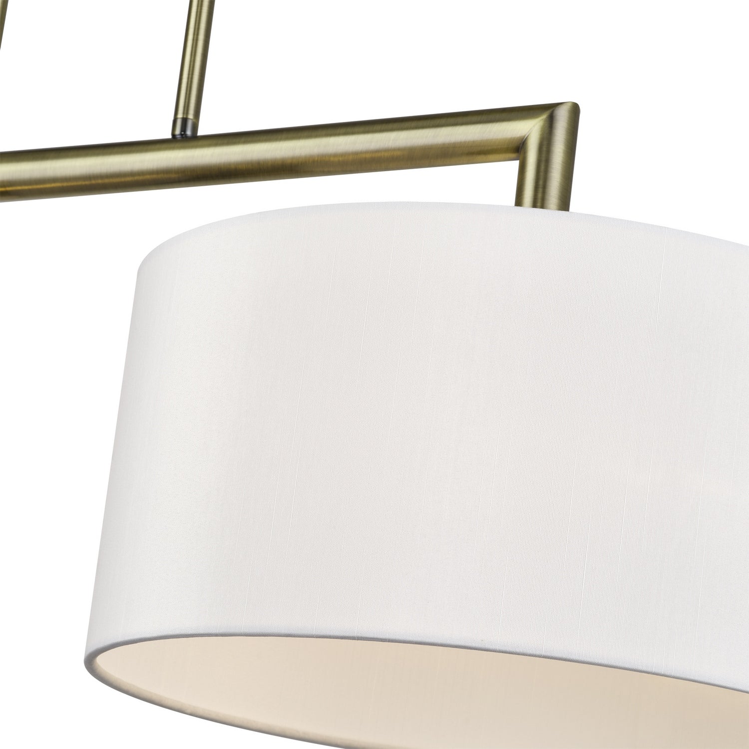 Livex Lighting - 45492-01 - Two Light Linear Chandelier - Meridian - Antique Brass