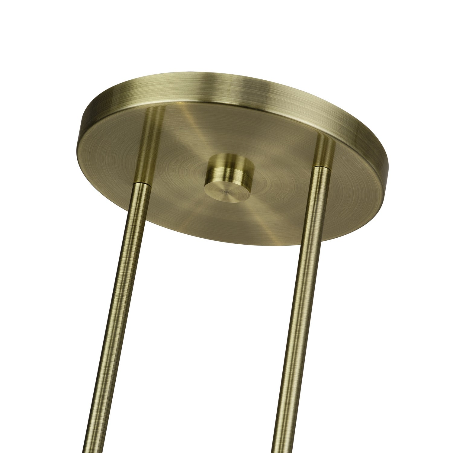 Livex Lighting - 45492-01 - Two Light Linear Chandelier - Meridian - Antique Brass
