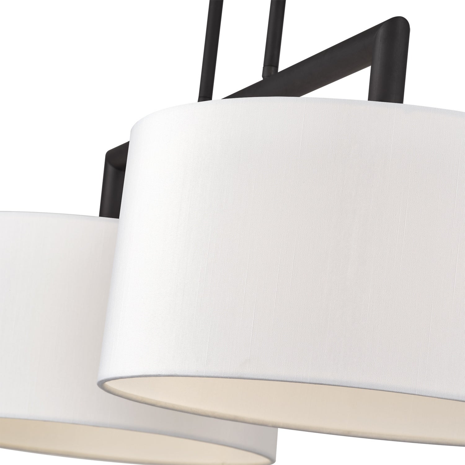 Livex Lighting - 45492-04 - Two Light Linear Chandelier - Meridian - Black