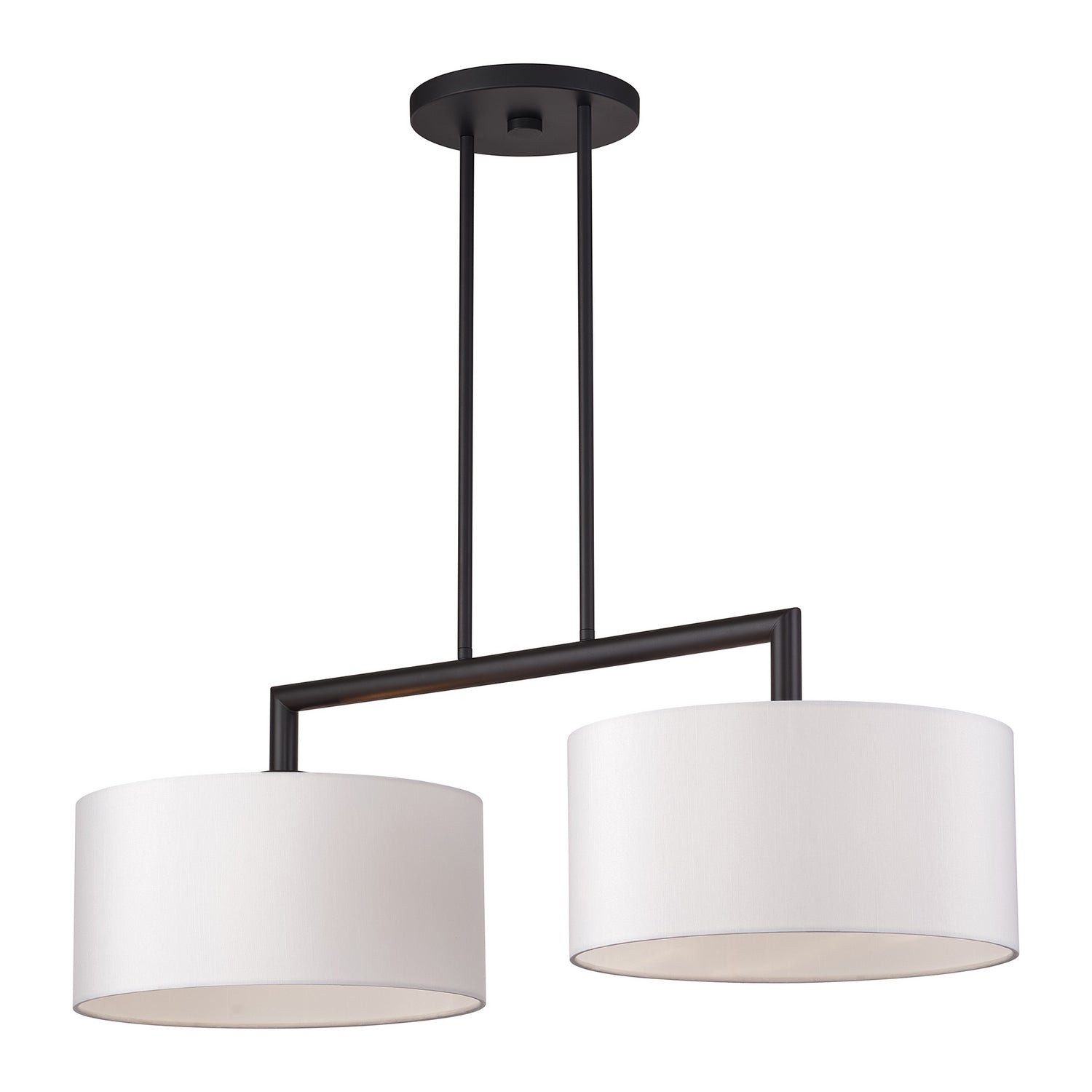 Livex Lighting - 45492-07 - Two Light Linear Chandelier - Meridian - Bronze