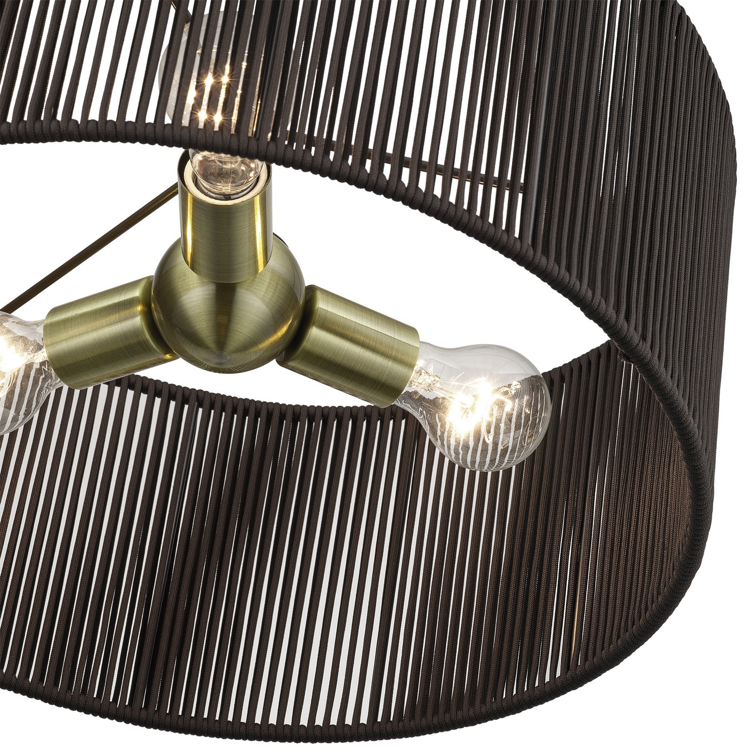 Livex Lighting - 49123-01 - Three Light Chandelier - Acordia - Antique Brass