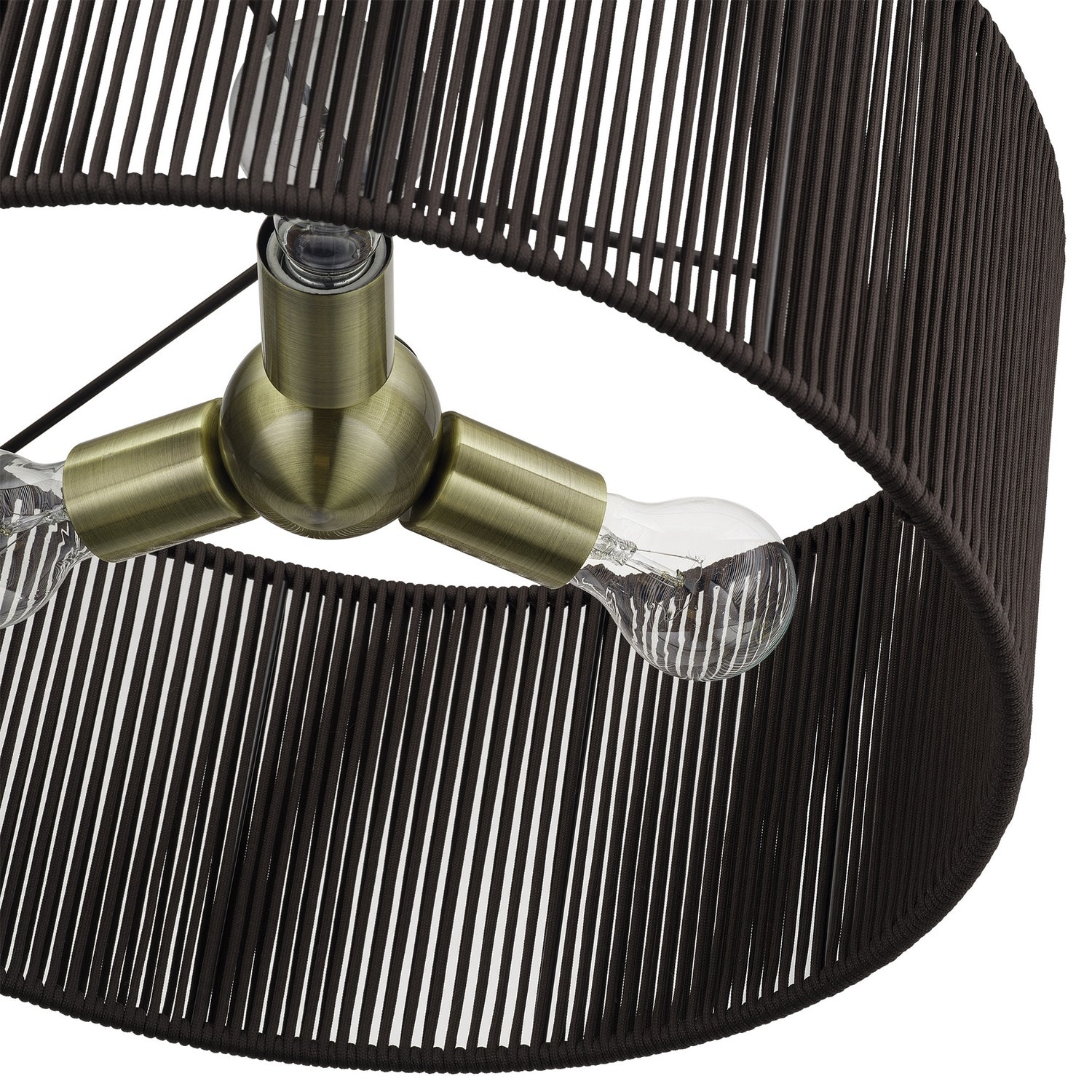 Livex Lighting - 49123-01 - Three Light Chandelier - Acordia - Antique Brass