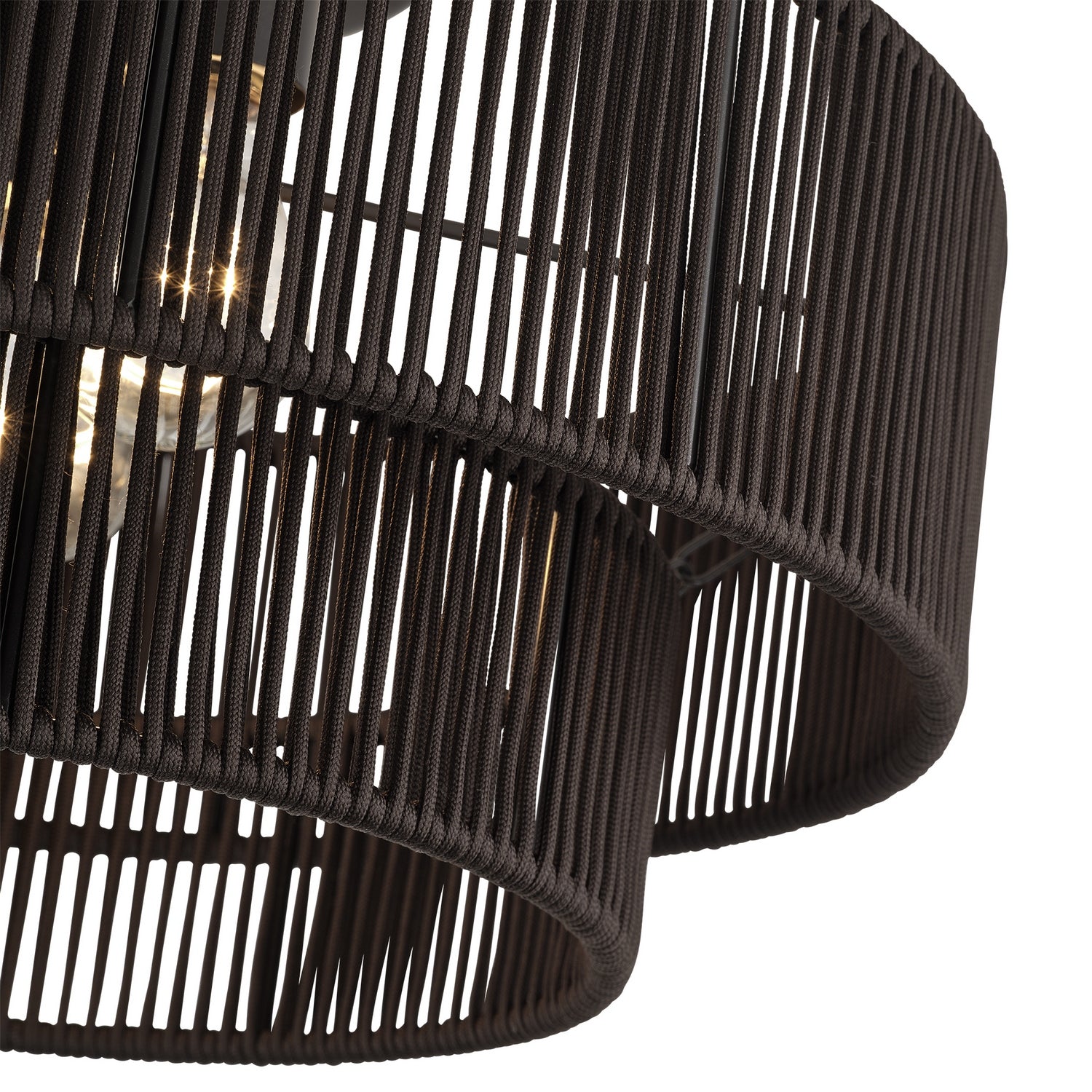 Livex Lighting - 49134-92 - Three Light Semi-Flush Mount - Acordia - English Bronze