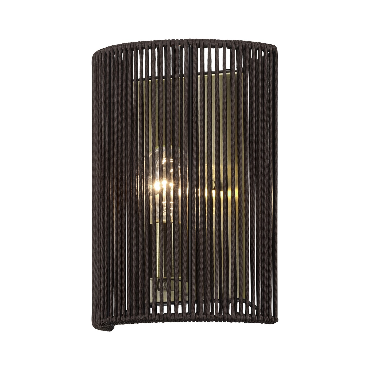 Livex Lighting - 49137-01 - One Light Wall Sconce - Acordia - Antique Brass
