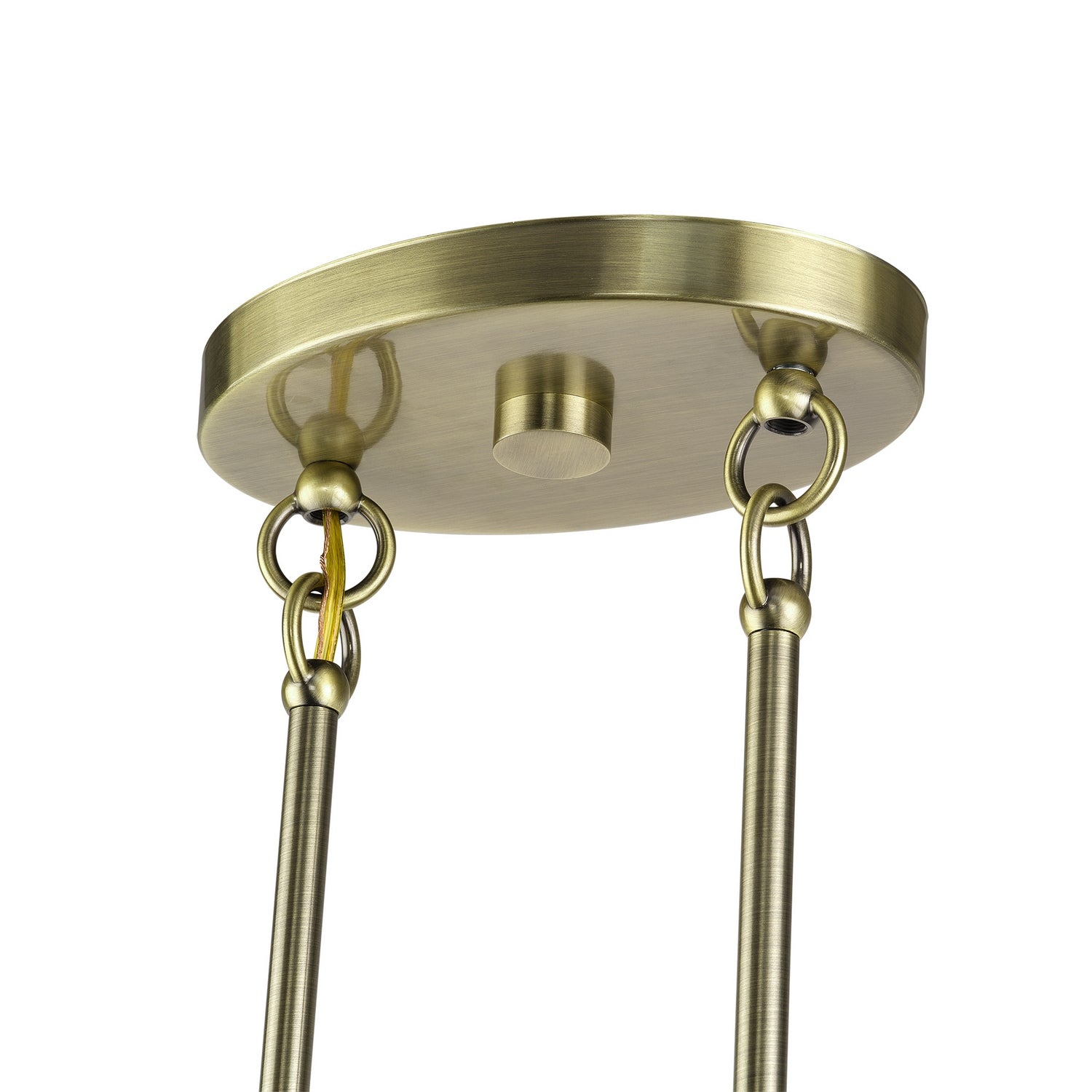 Livex Lighting - 49143-01 - Three Light Linear Chandelier - Florell - Antique Brass