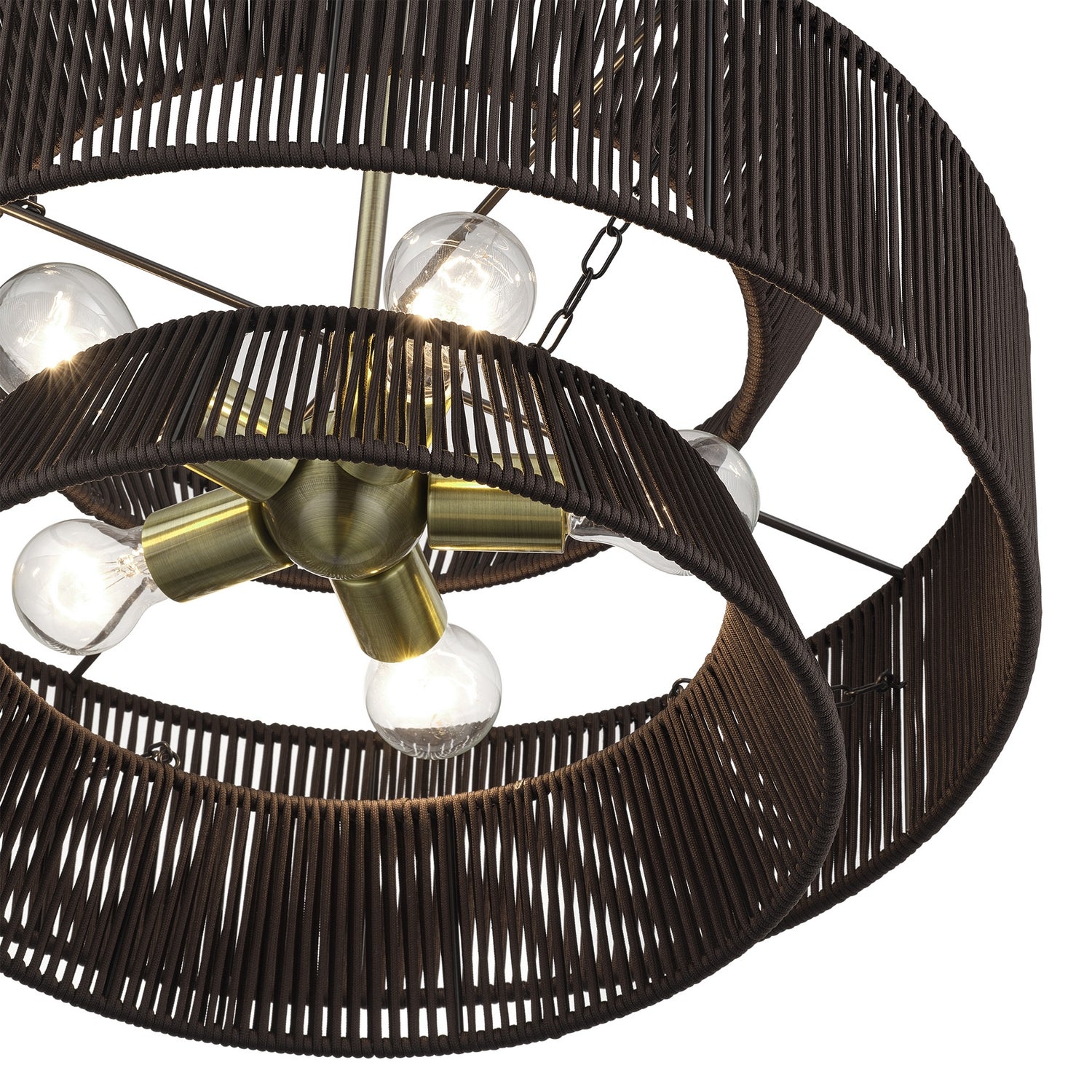 Livex Lighting - 49145-01 - Five Light Chandelier - Florell - Antique Brass