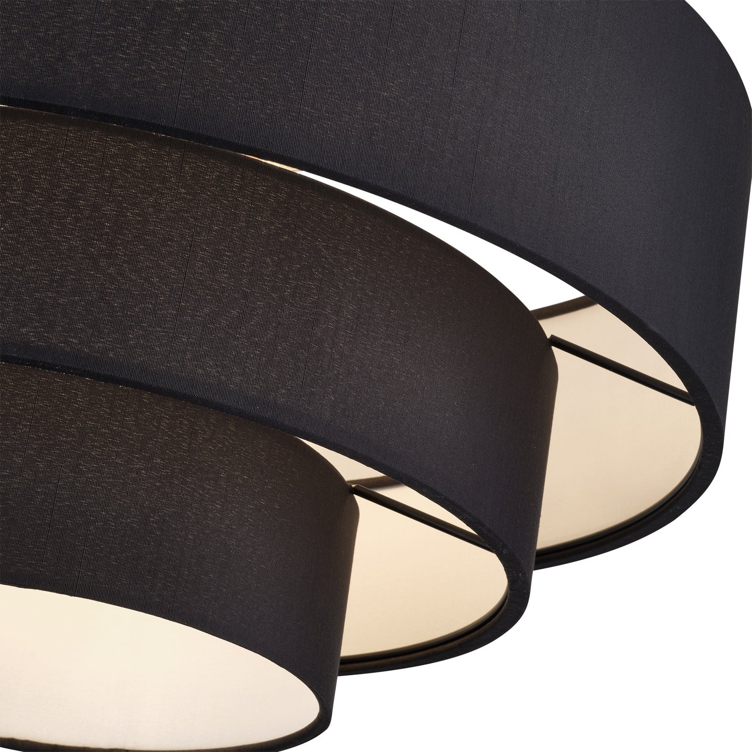 Livex Lighting - 50268-04 - Four Light Semi-Flush Mount - Bainbridge - Black