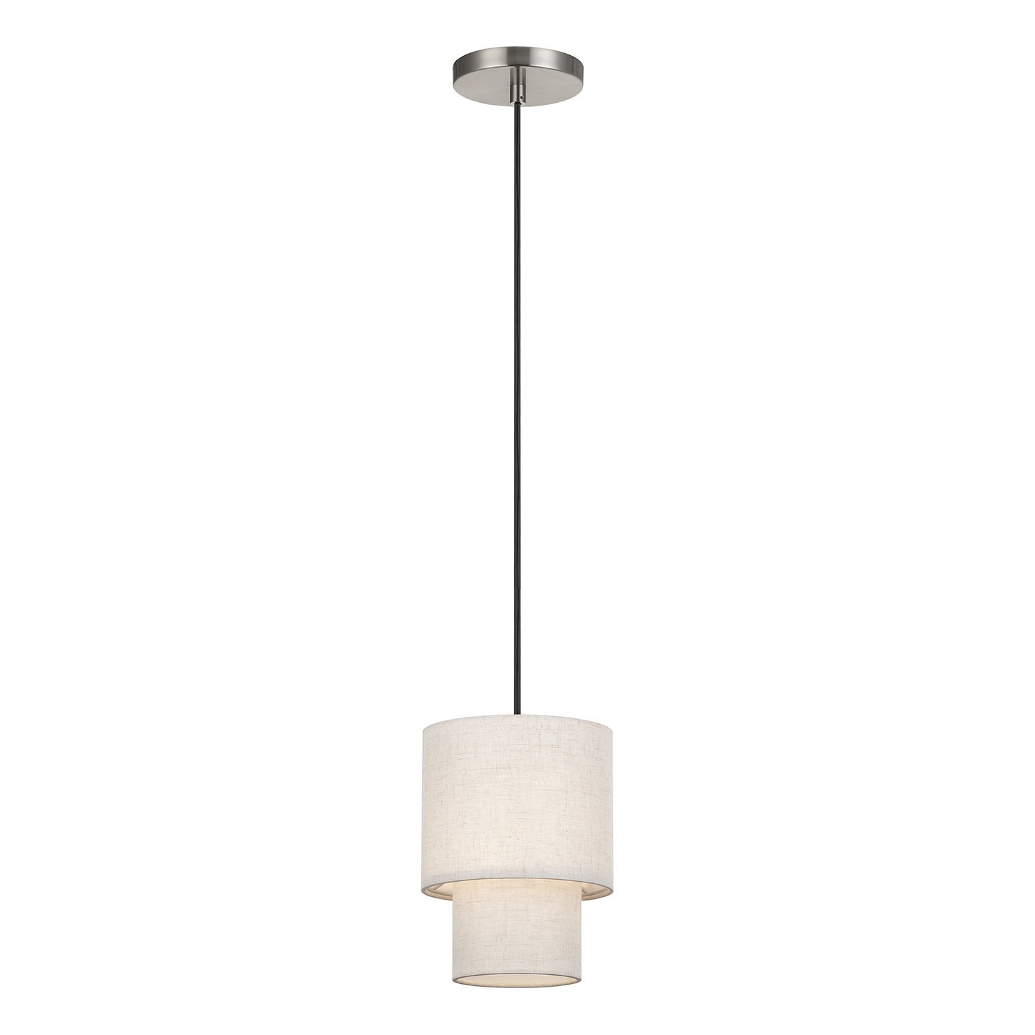 Livex Lighting - 51089-91 - One Light Mini Pendant - Monroe - Brushed Nickel