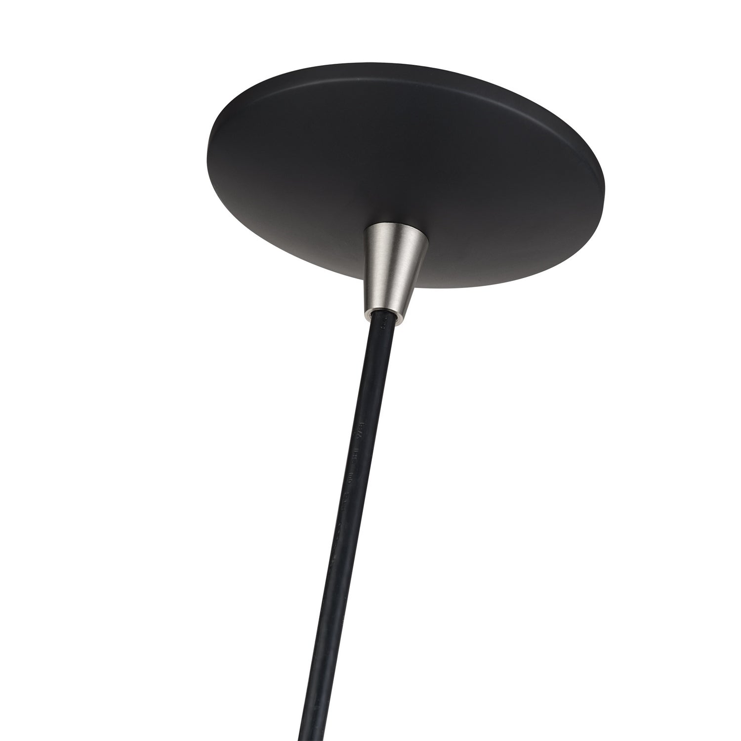 Livex Lighting - 51513-04 - One Light Mini Pendant - Domma - Black w/Brushed Nickel
