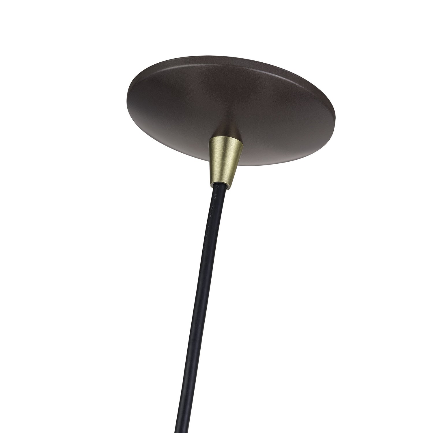 Livex Lighting - 51513-92 - One Light Mini Pendant - Domma - English Bronze w/Antique Brass